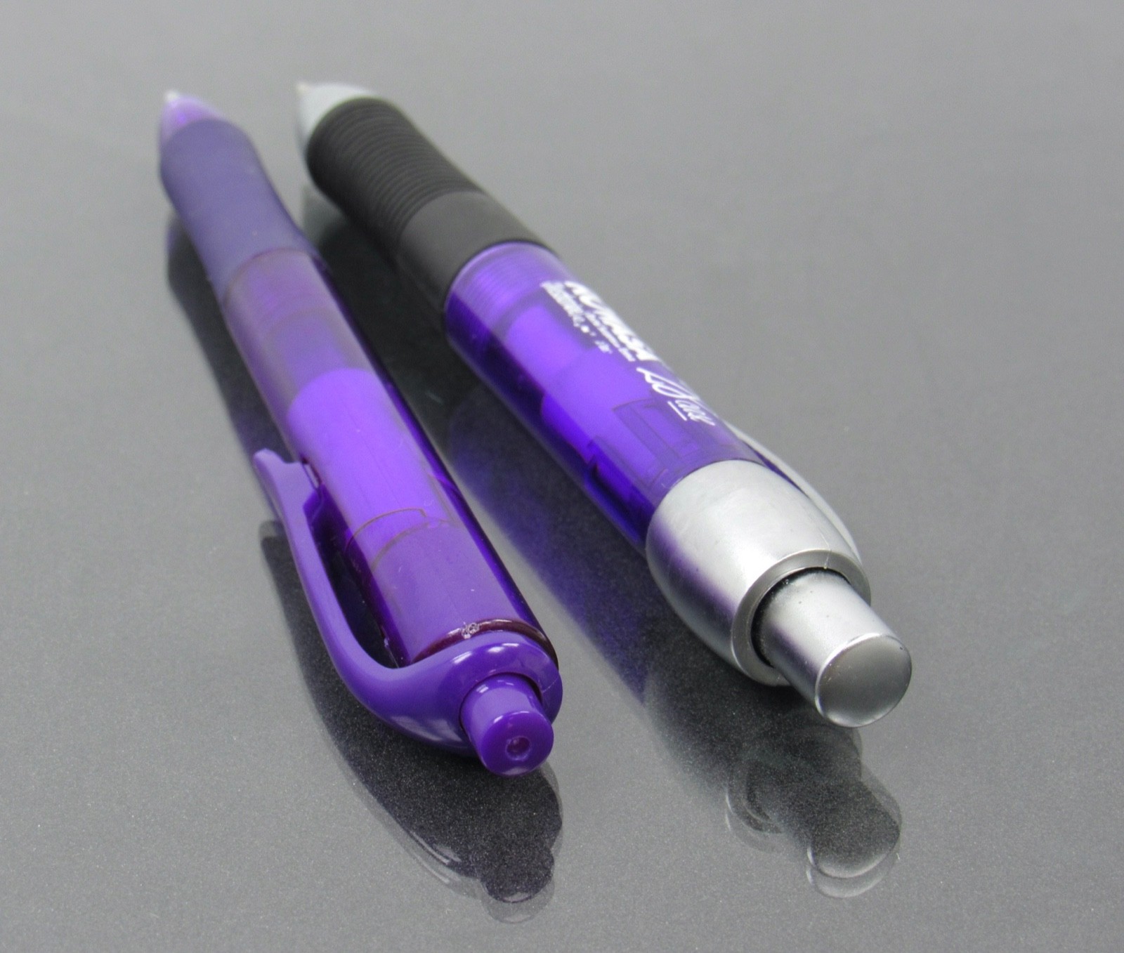 Lot of 2 Purple Rowasa PENS Drug Rep Pharmaceutical Promo Medical Advertising