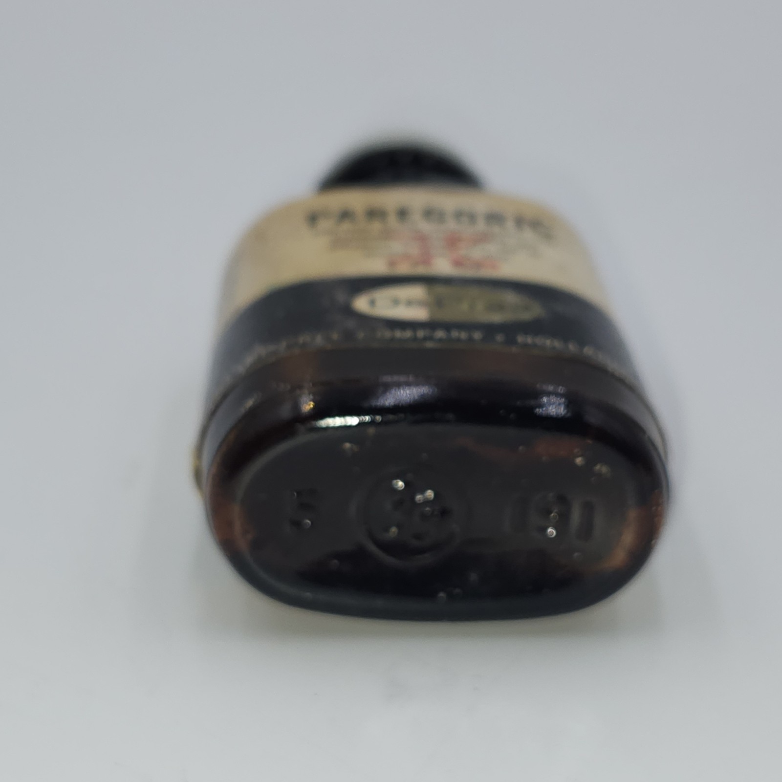 MORPHINE Bottle VINTAGE PAREGORIC U.S. bottle EMPTY medicine glass
