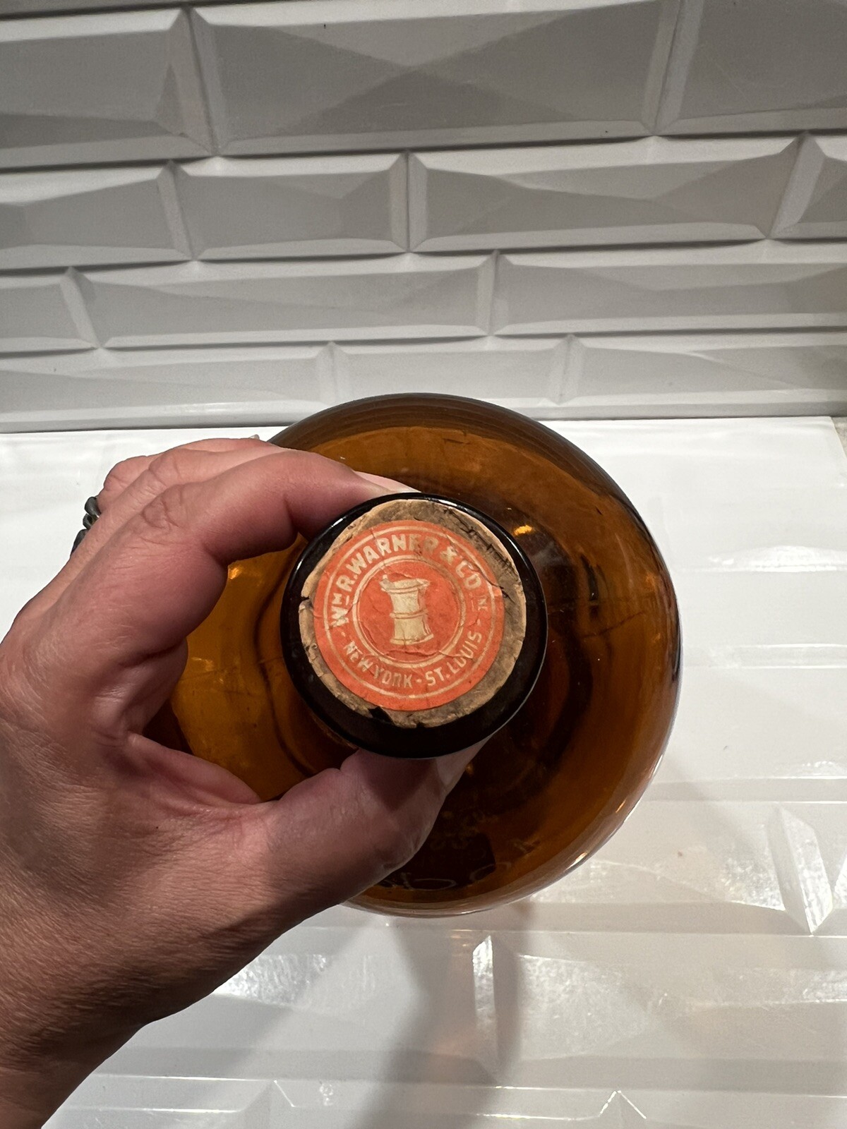 ELIXIR ELI LILLY INDIANAPOLIS Drug Store Apothecary Old One Gallon Brown Bottle