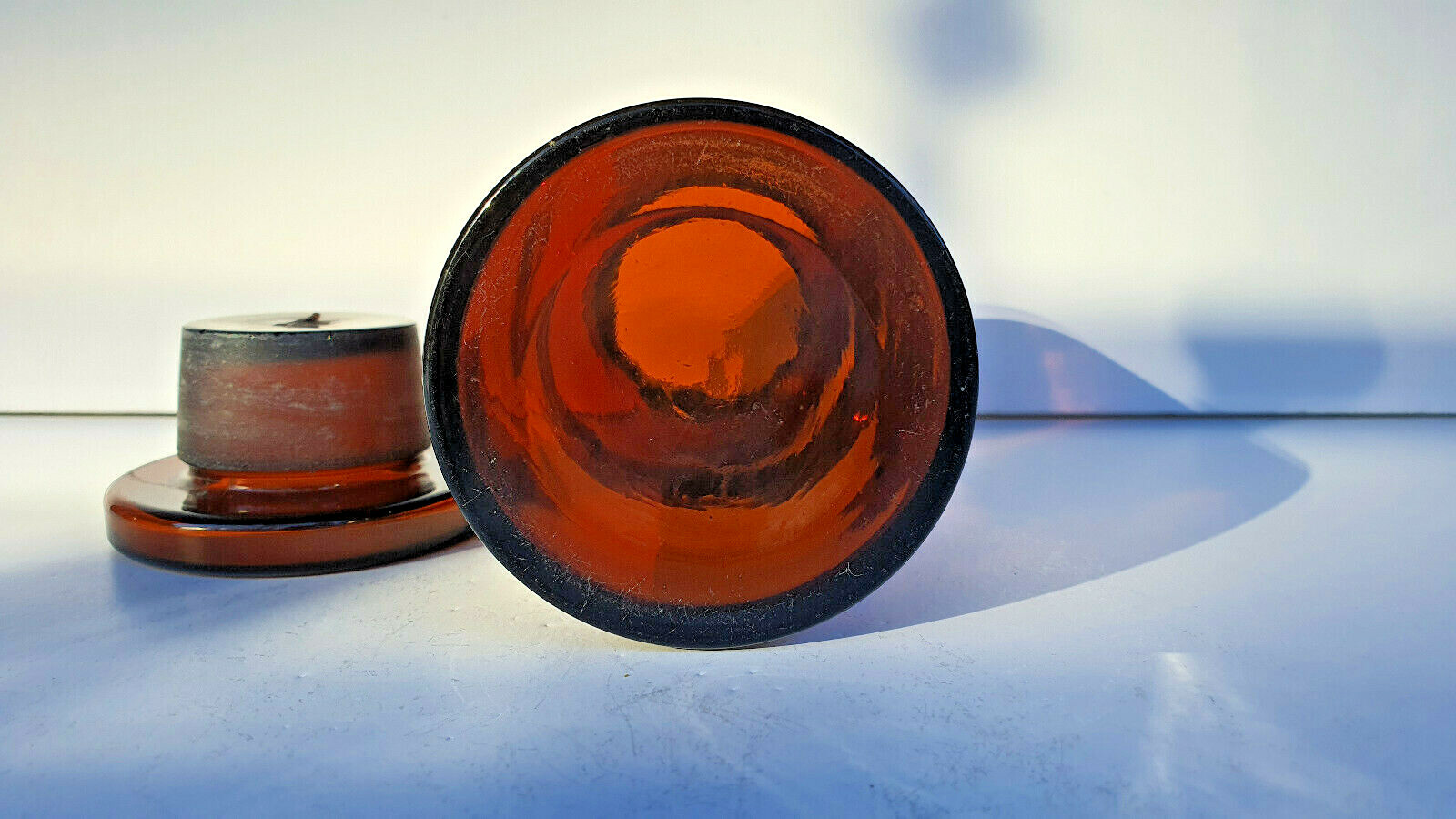 Vintage Brown Apothecary Pharmacy Brown Jar 250 ml BISMUTHUM CARBONICUM