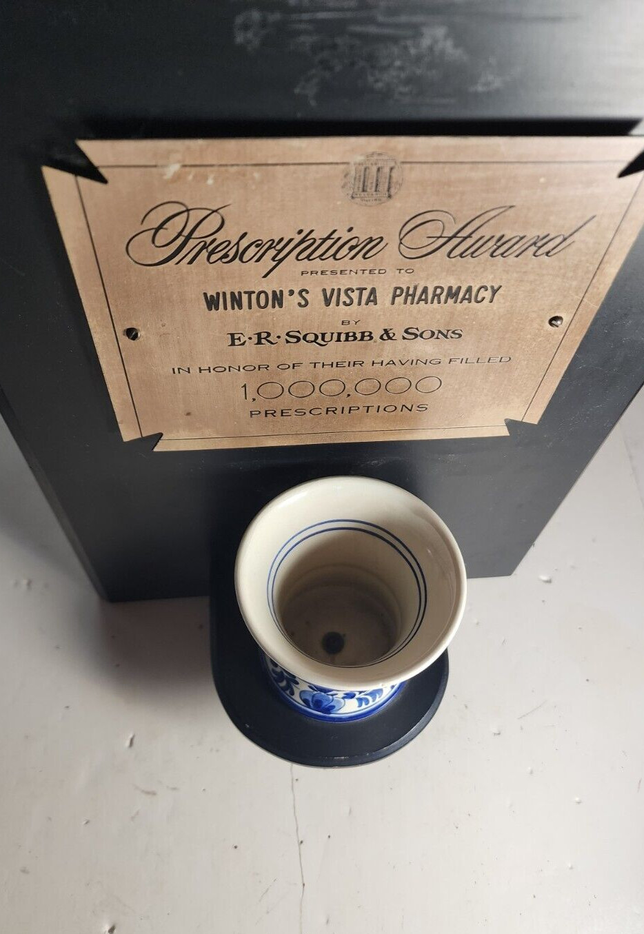 Vtg Prescription Award 1 Million Prescriptions by Winton’s Vista Pharmacy