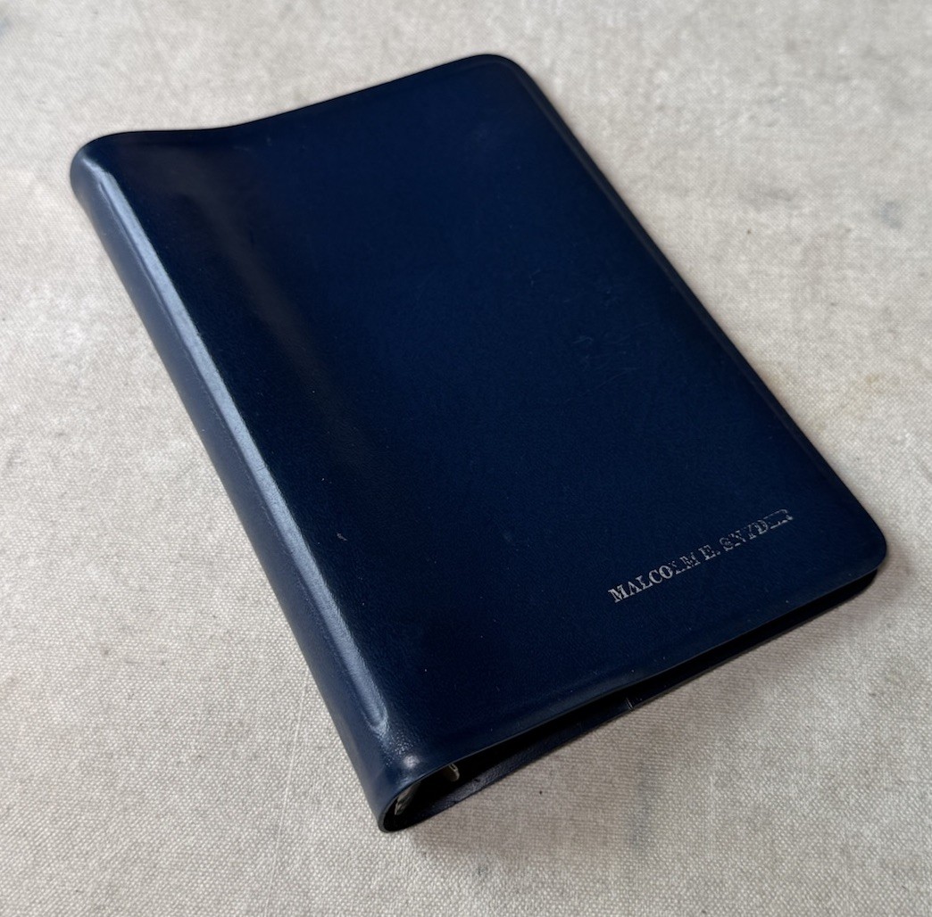 Vintage Burroughs Wellcome 6-Ring Binder Pocket Organizer N80-4902 Pharmacy USA