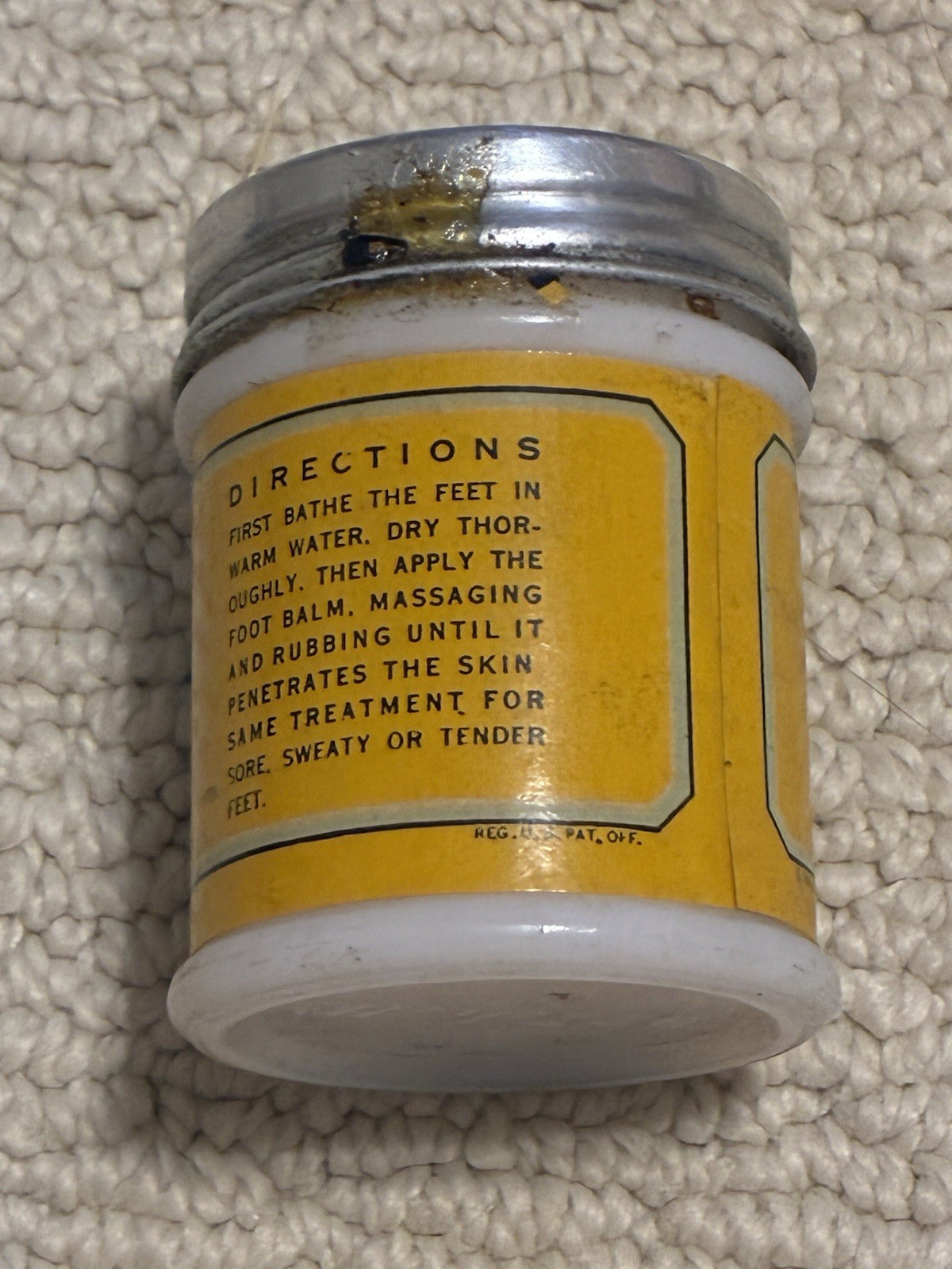 Vintage 1950s Dr. Scholl’s 3 Necessities Foot Treatment Set Box Tins Paperwork