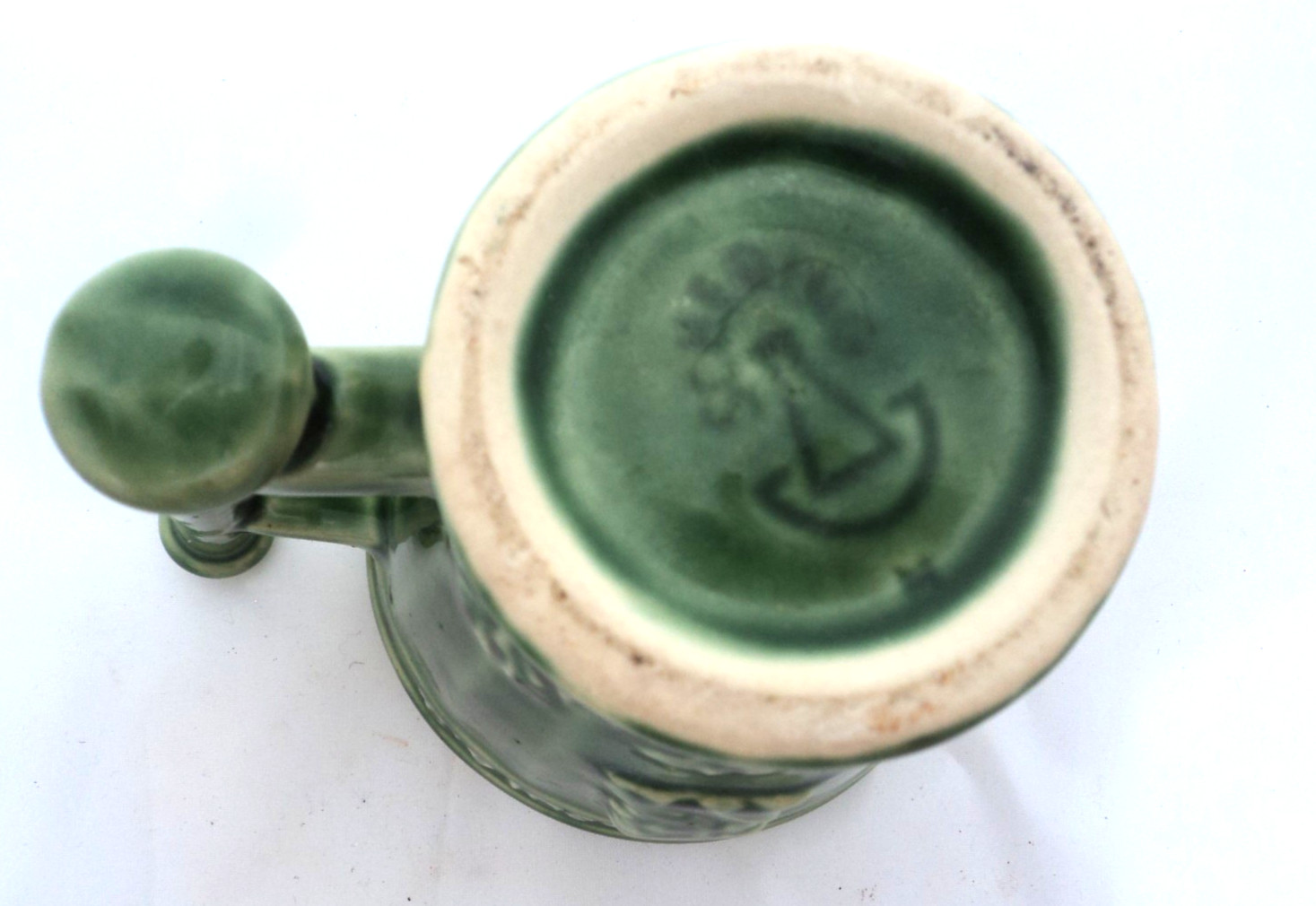 Vintage McCoy Green Schering Coricidin Pharmacy Mug
