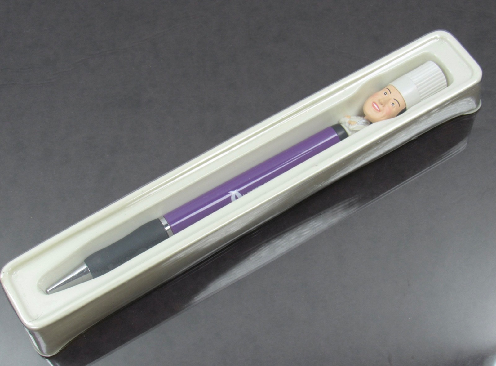 Ultracet Metal Twist PEN Drug Rep Pharmaceutical Promo Unique Chef Head Topper