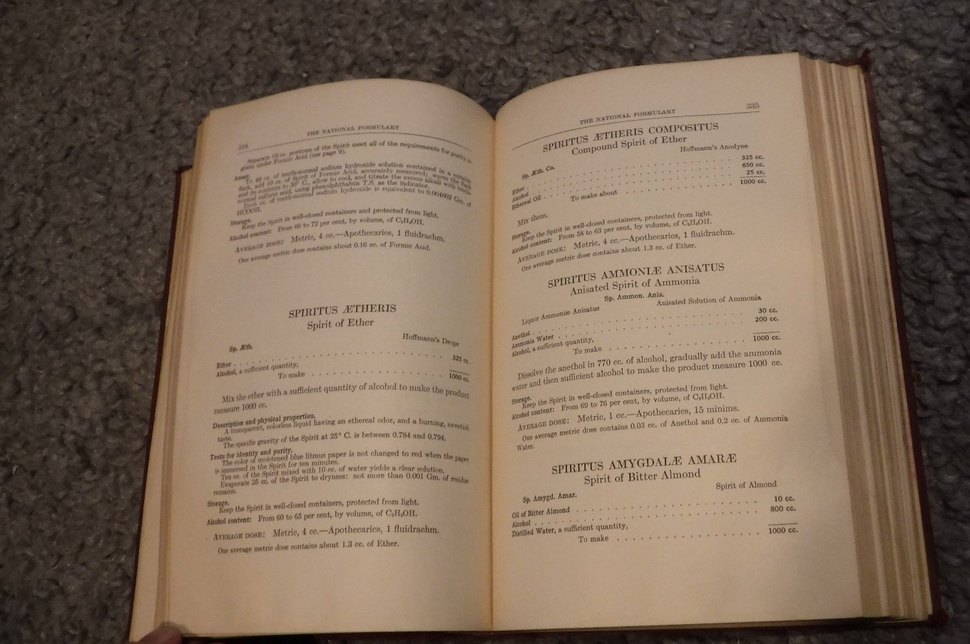 1936 THE NATIONAL FORMULARY 6th EDITION AMERICAN PHARMACY MEDICINE