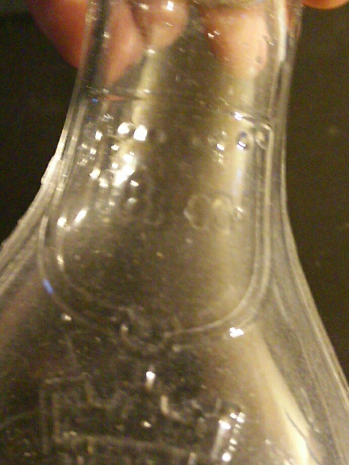 Antique Glass Baby Bottle J. Grandjean 1880