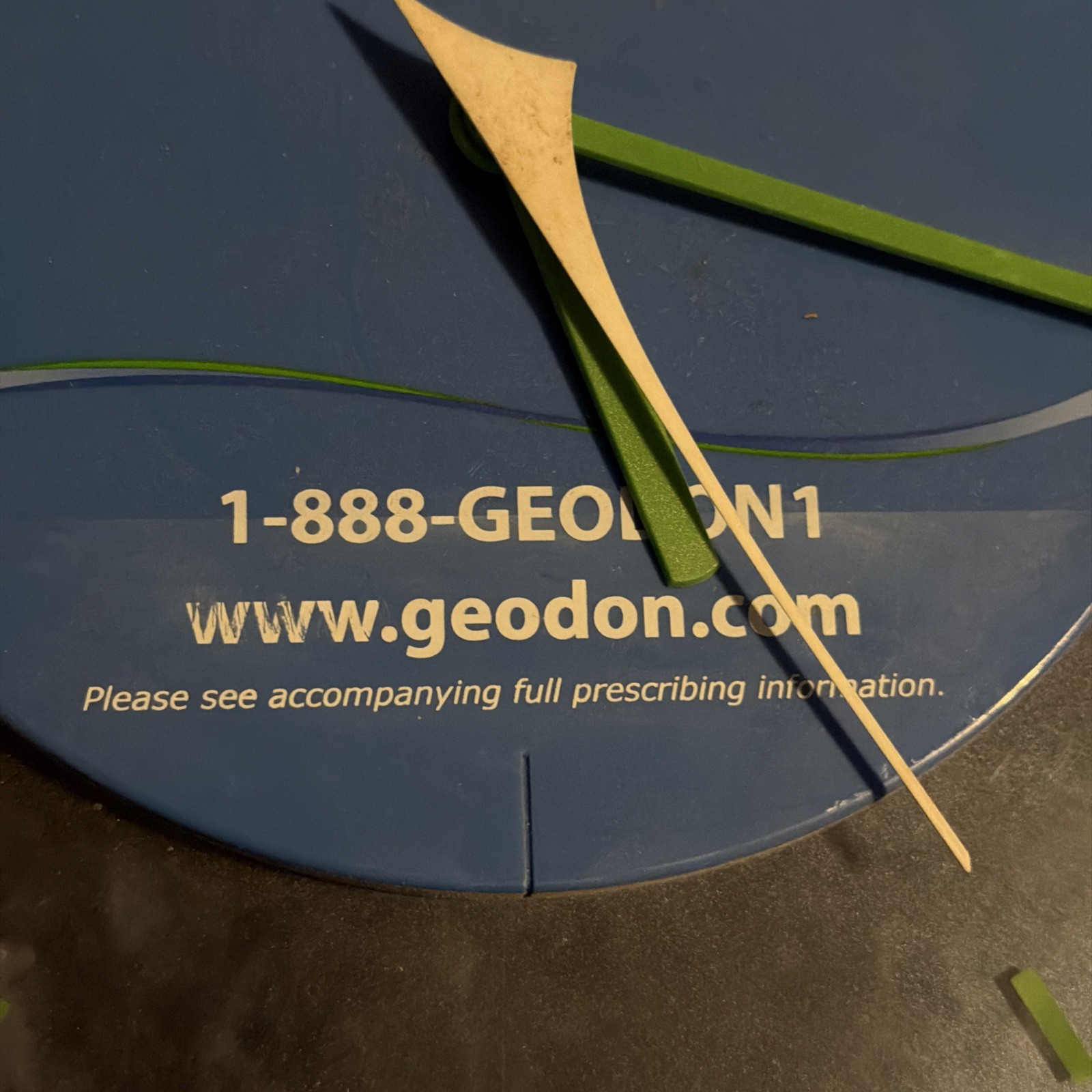 Geodon Clock Works Drug Rep Promo 2000s