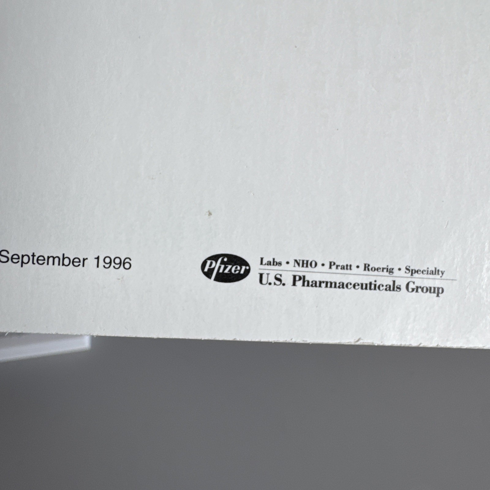 1996 Lot Of 2 Zoloft Pharmaceutical Notepads Advertising Promo drug Rep
