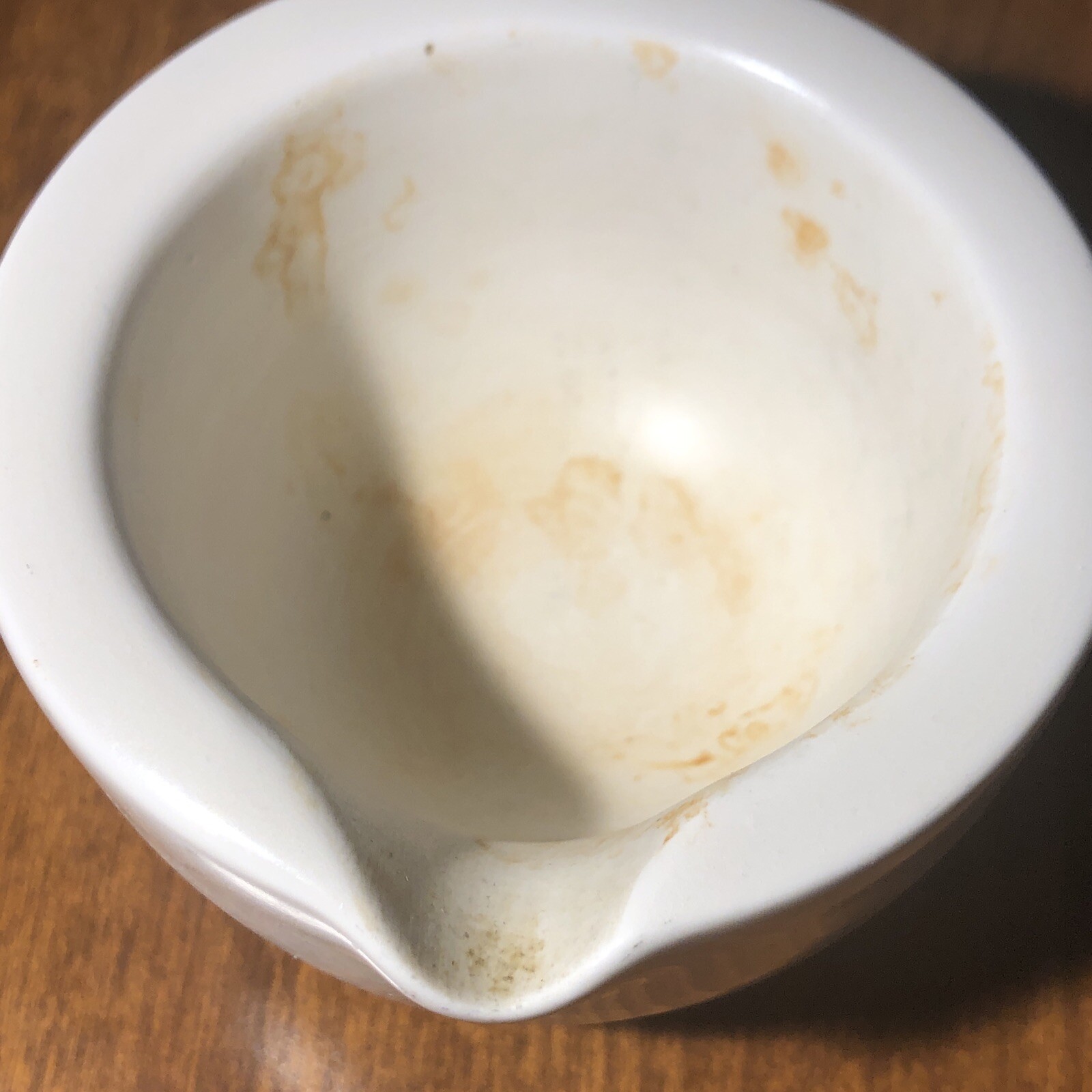 Antique Coors USA Mortar 75mm diameter, 45mm tall, used, no chips, (no pestle)