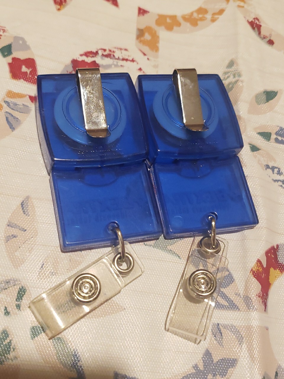 Pfizer Celebrex Bextra Pharmaceutical Promo Retractable Badge Holder Lot Of Two