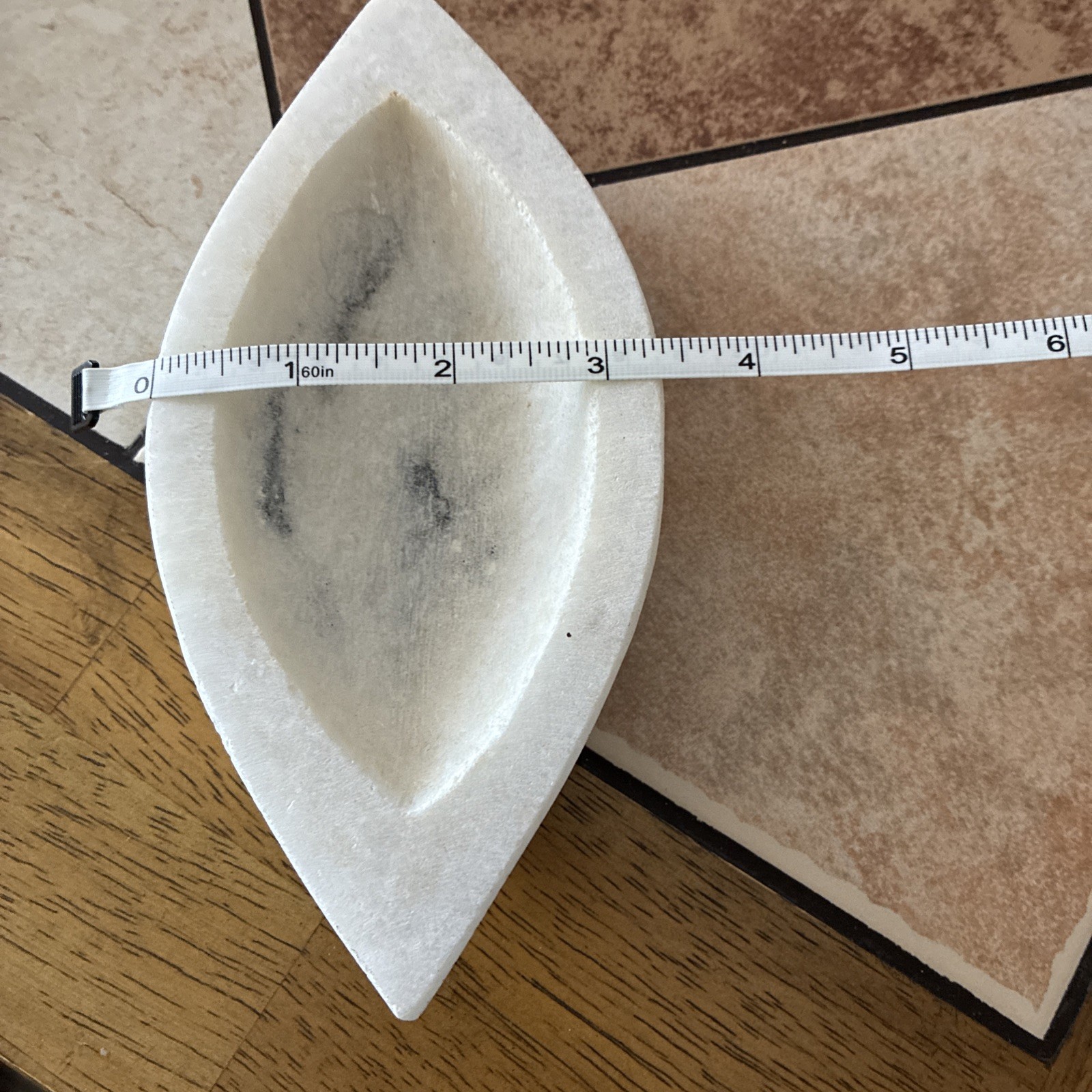 Marble Boat Mortar & Pestle Apothecary Pharmacy Medicine Herb Spice Grinder