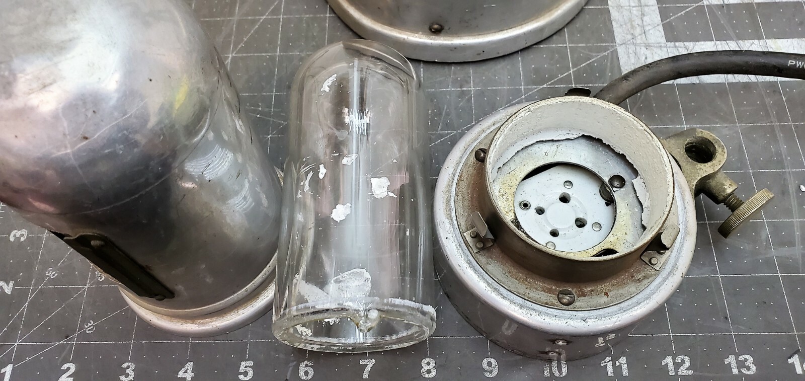 VINTAGE SODIUM LAB ARC Polariscope Light Source General Electric Vapor Lamp Comp