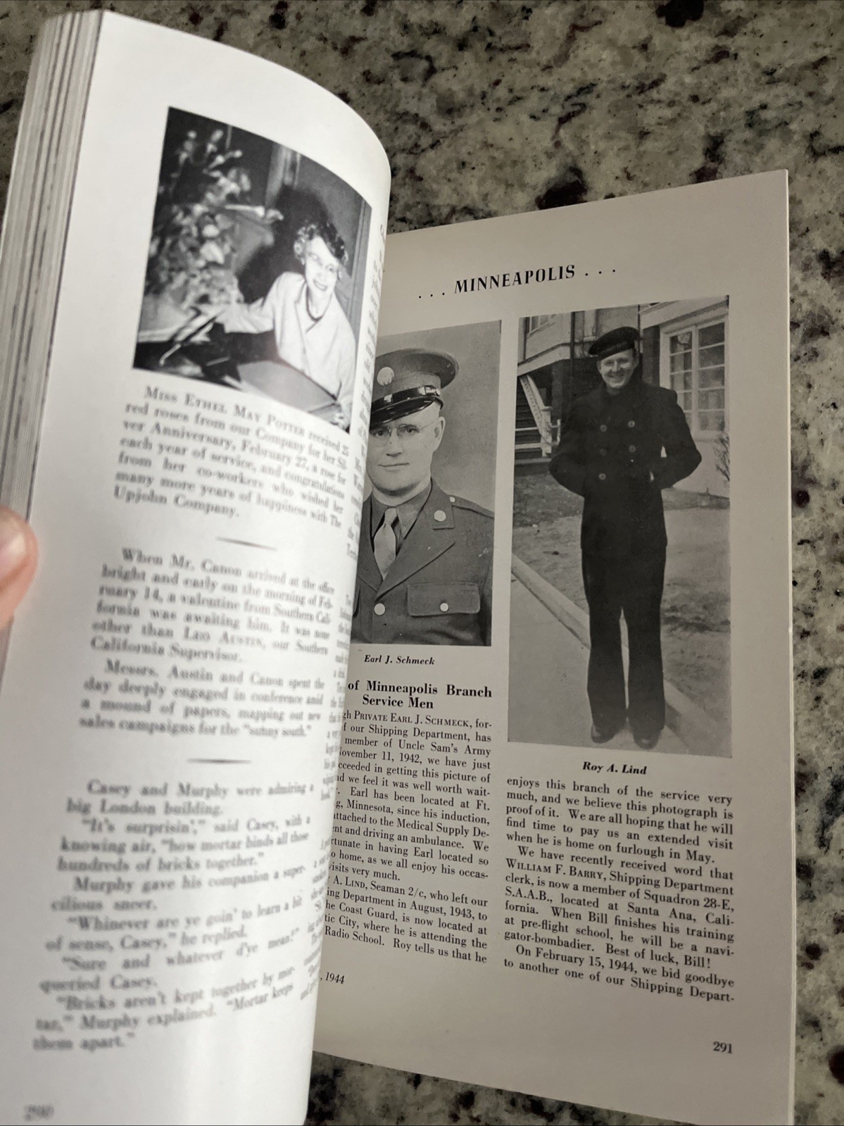 Vintage 1944 WWII Wound Tablets Upjohn Pharmaceuticals Employee Magazine Unicap