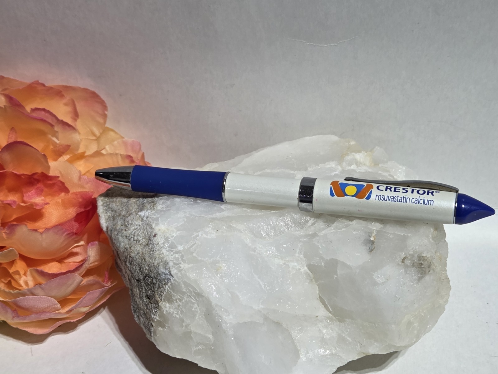 Heavy Metal Crestor Drug Rep Pen, Pharmaceutical Collectible