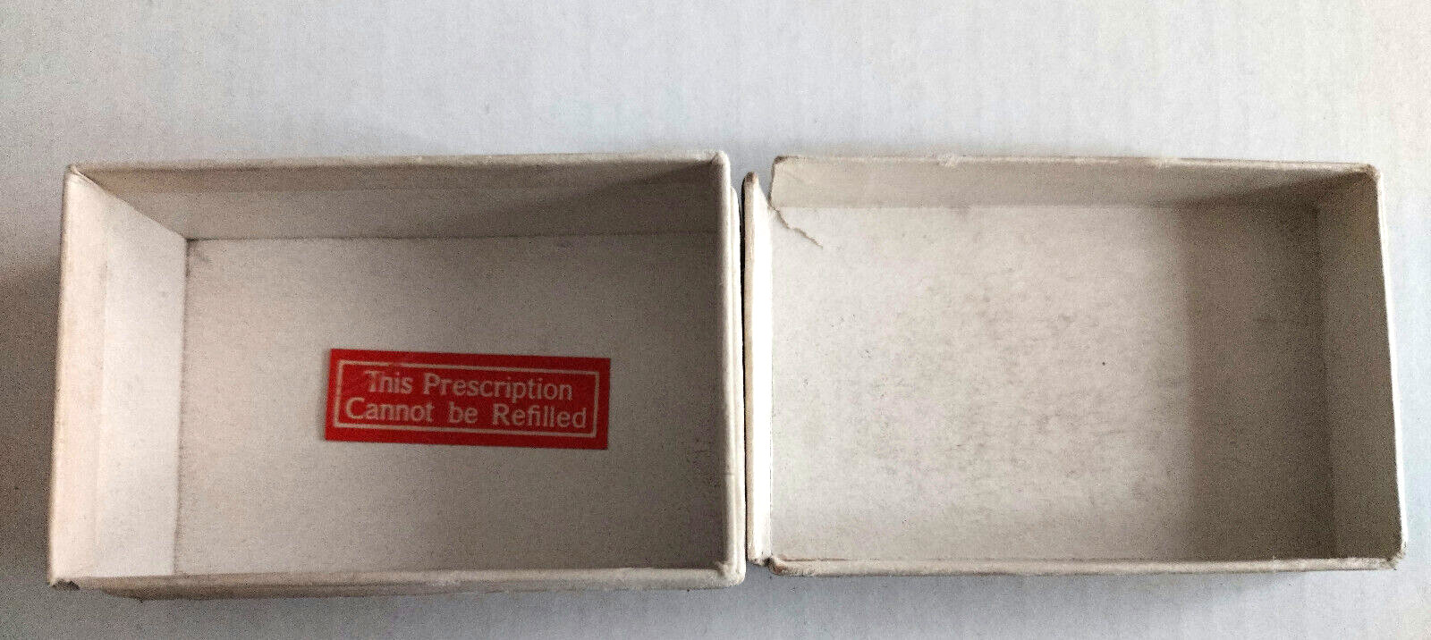 Antique 1928 Prescription Box Lillichs’s Pharmacy Dundalk,Maryland