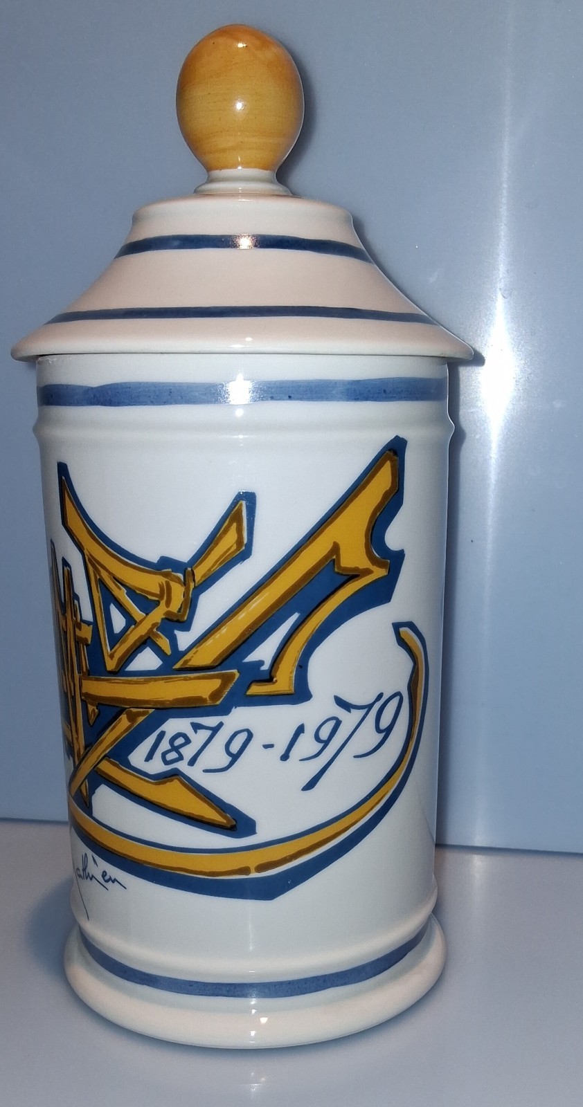 Vintage Limoges Chemist Apothecary Jay by Georges Mathieu for 100th Anniversary