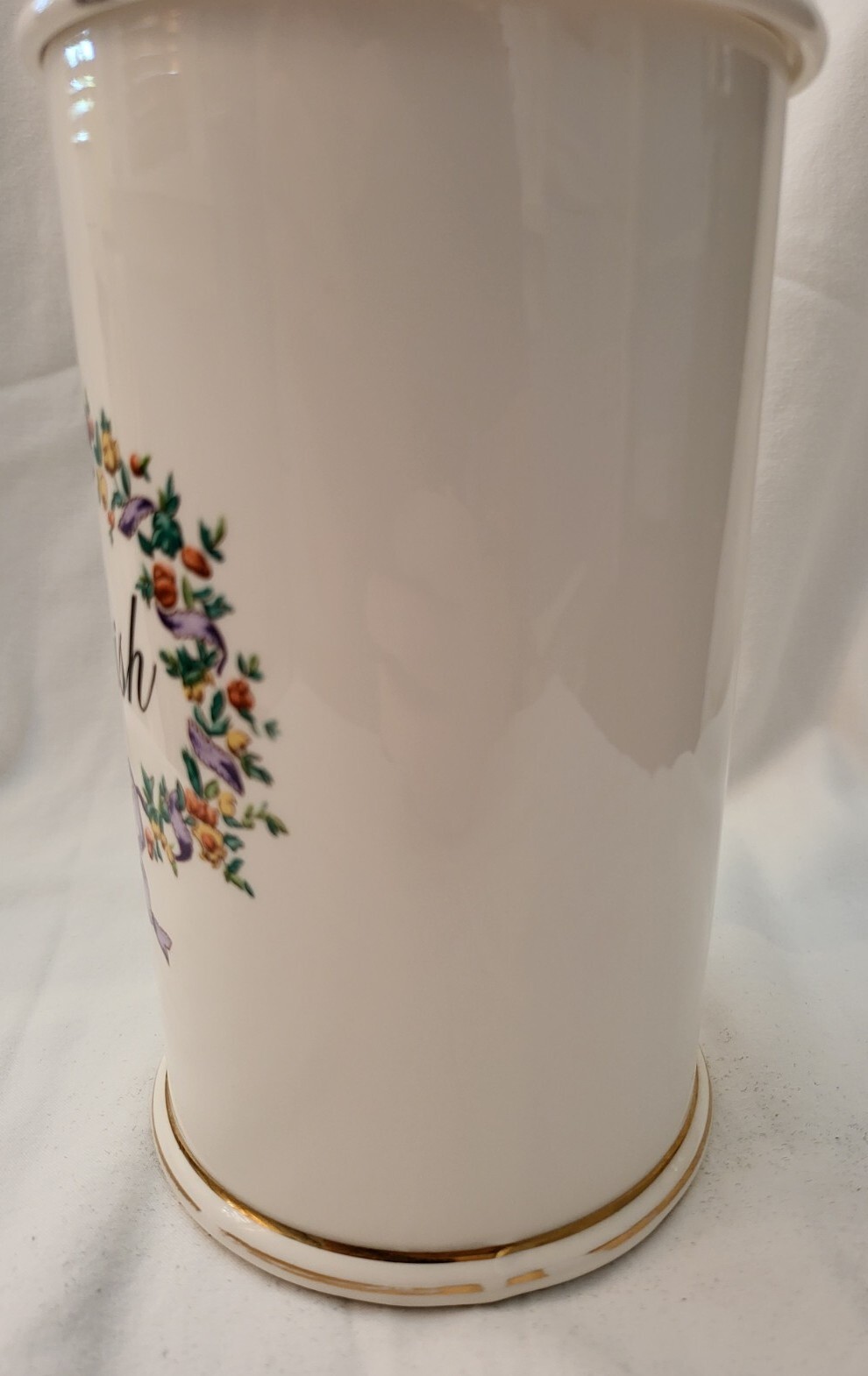 VTG Apothecary HASHISH Ceramic Canister/Jar & Lid Sigma Tastesetter By Towle HTF