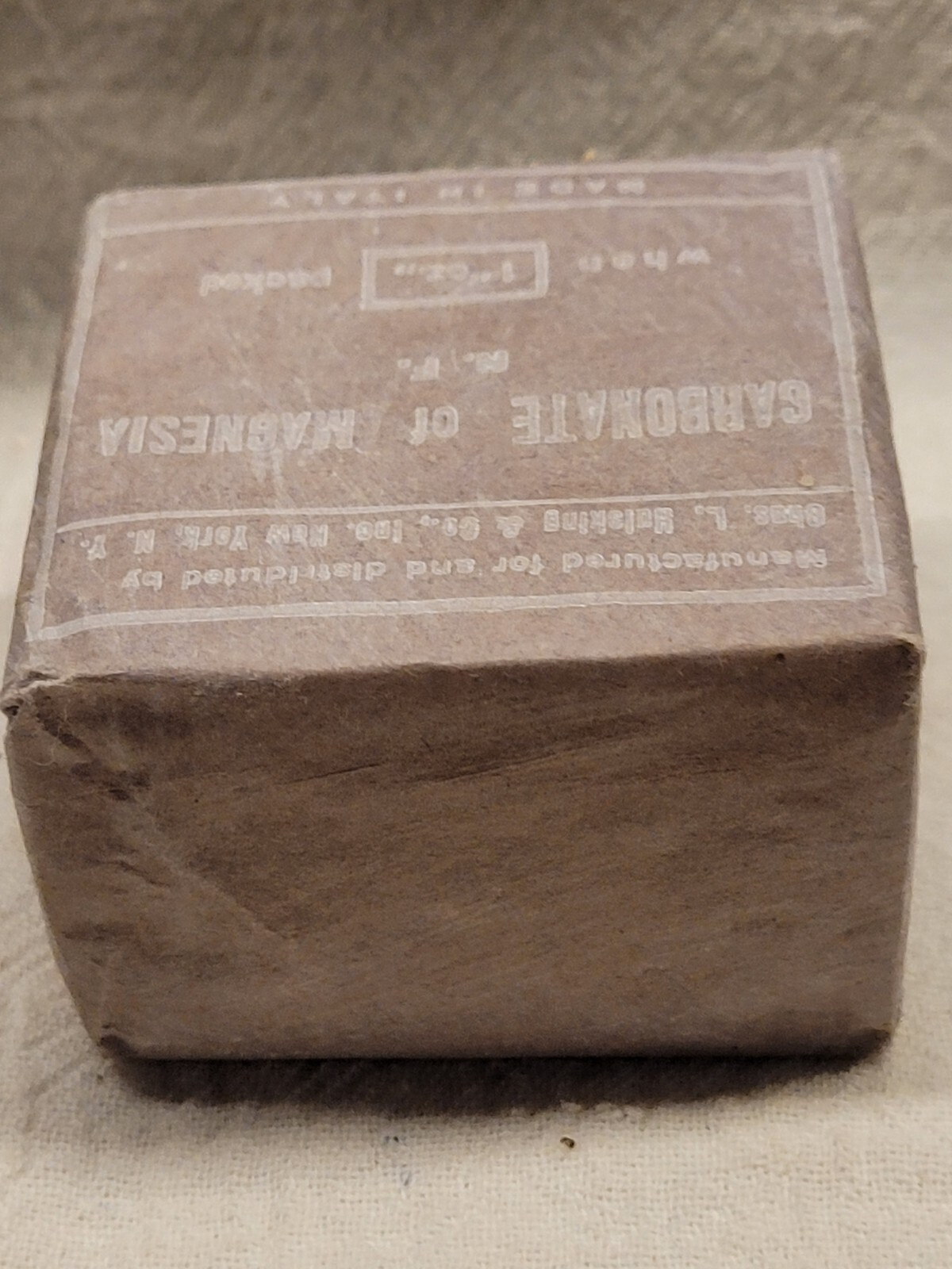 Chas L. Huisking New York Box w Original Wrapping Made In Italy