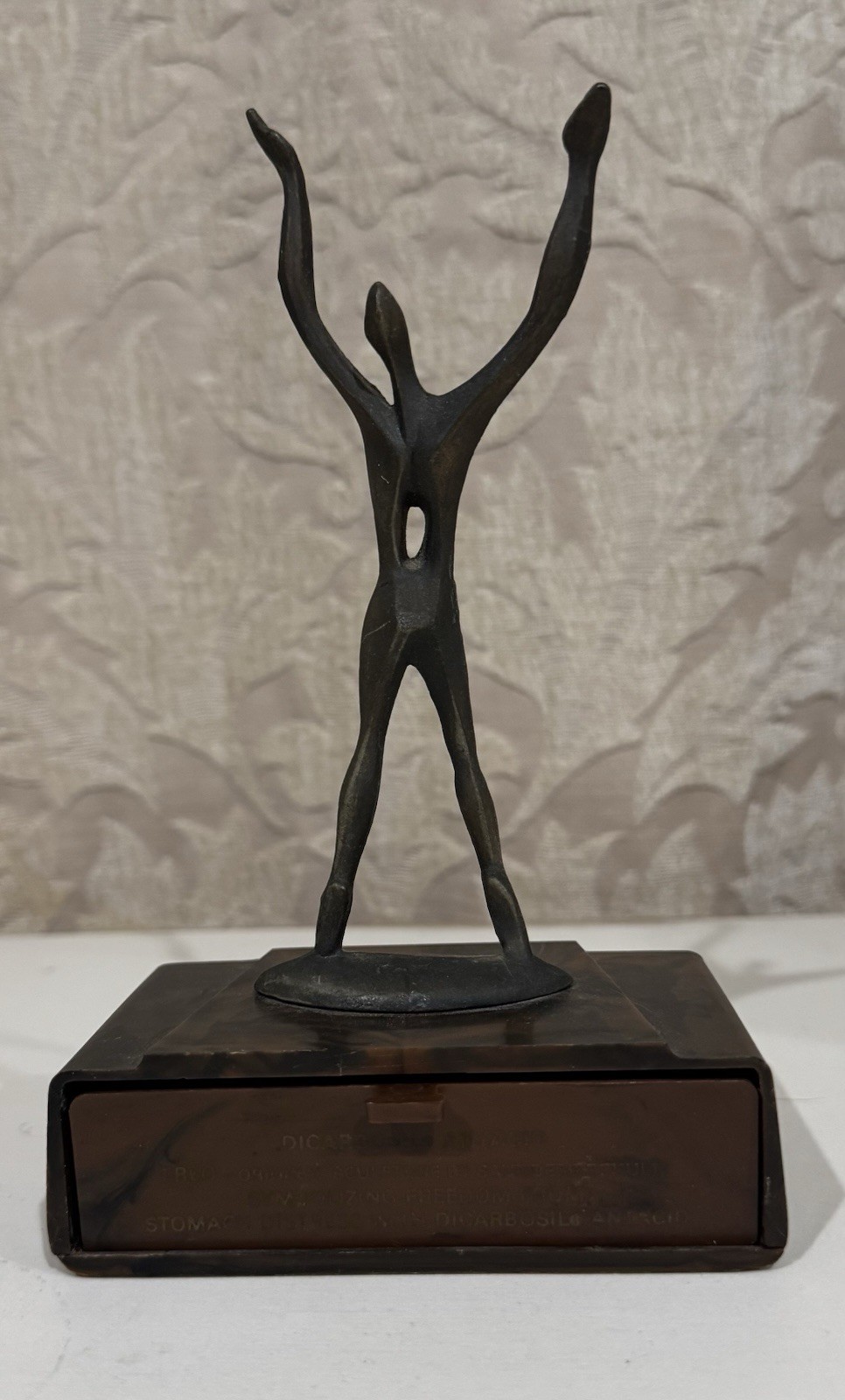 Vintage FREO Abstract Bakelite/ Bronze Pharmacy Sculpture by Schultz
