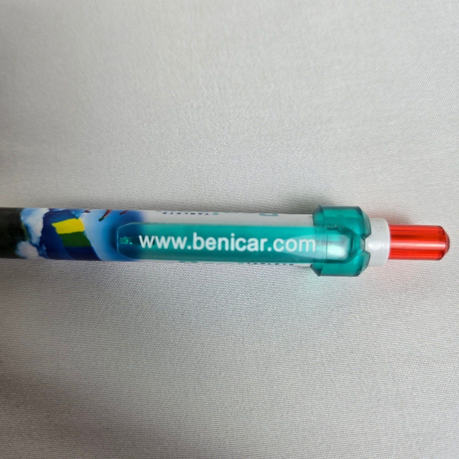 Benicar Pen, Medical Pharmaceutical Drug Rep Promo, Black Ink, Plastic, Working