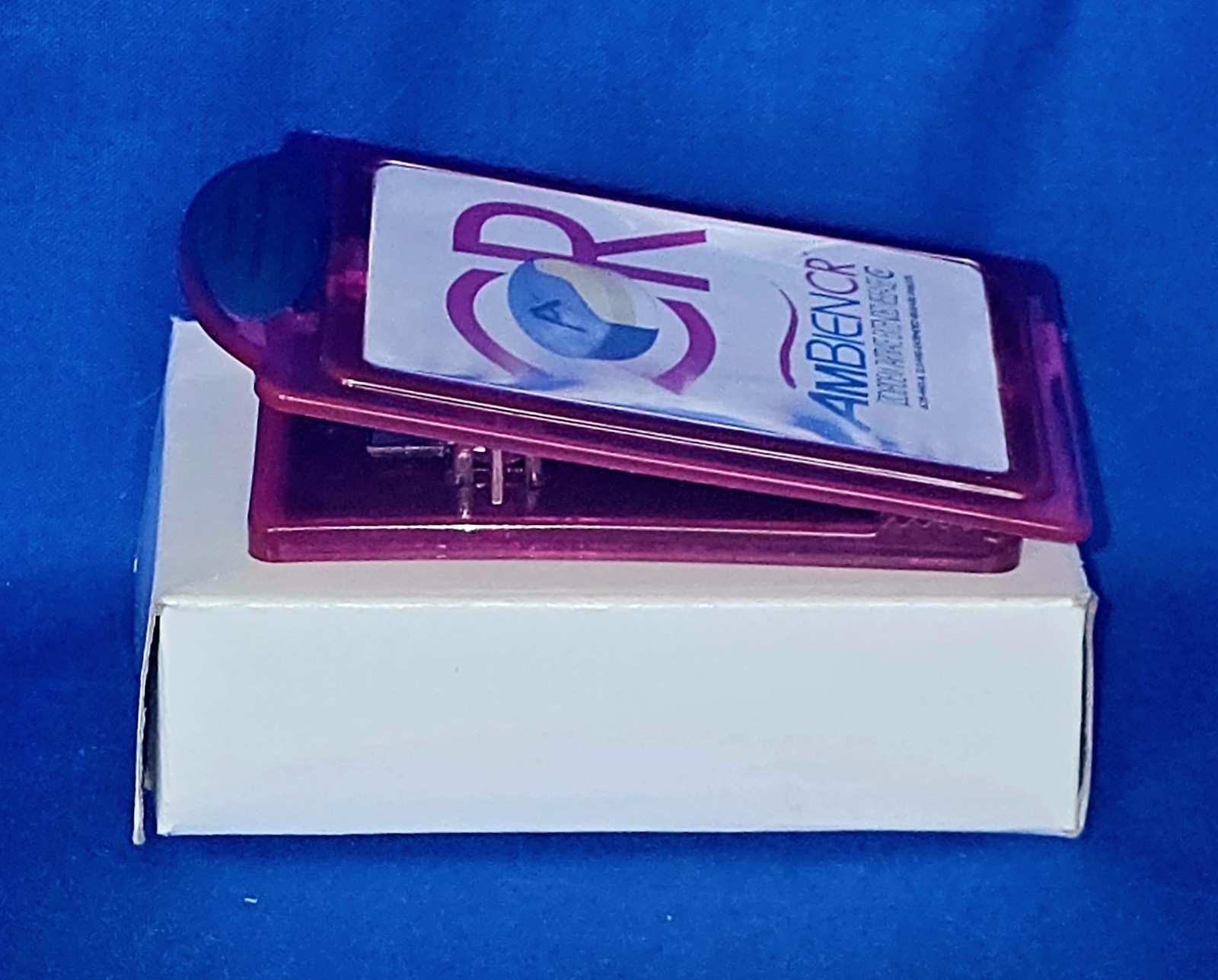 Ambien CR Drug Rep Pharmaceutical Jumbo Magnetic Clip NEW Promo Swag Collectible