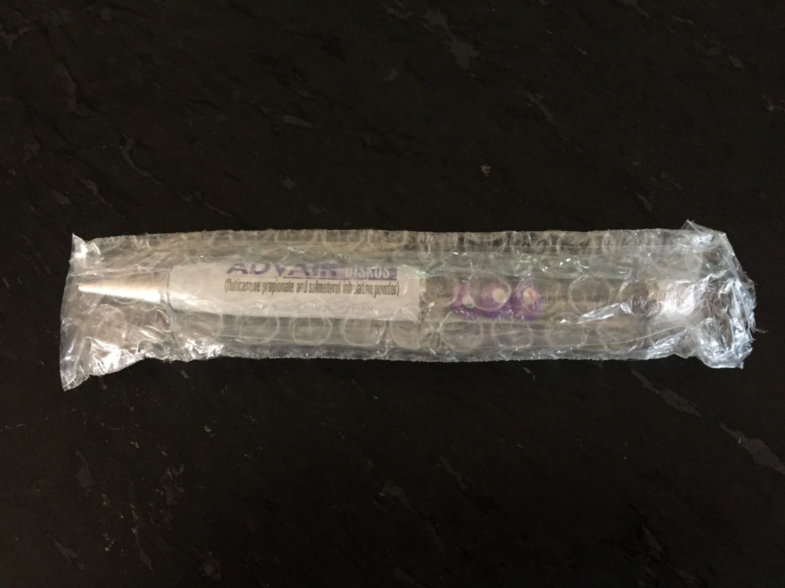 Vintage Advair Pen Drug Rep Advertising Metal Float Pen (in original wrap)