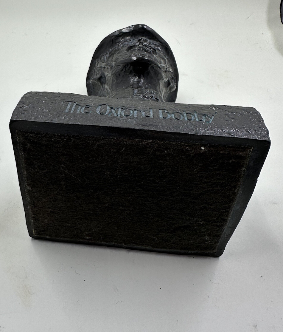 1977 Oxford Bobby Resin Bust Bristol Laboratories Tegopen Promotional Statue