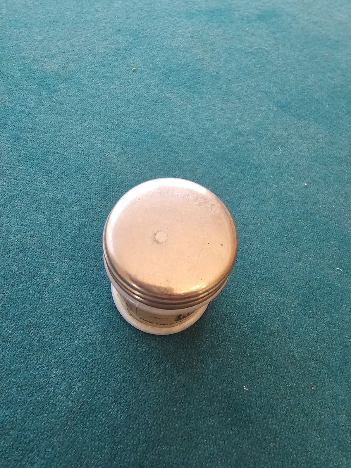1900s Musterole Ointment, Milk Glass Medicine Jar
