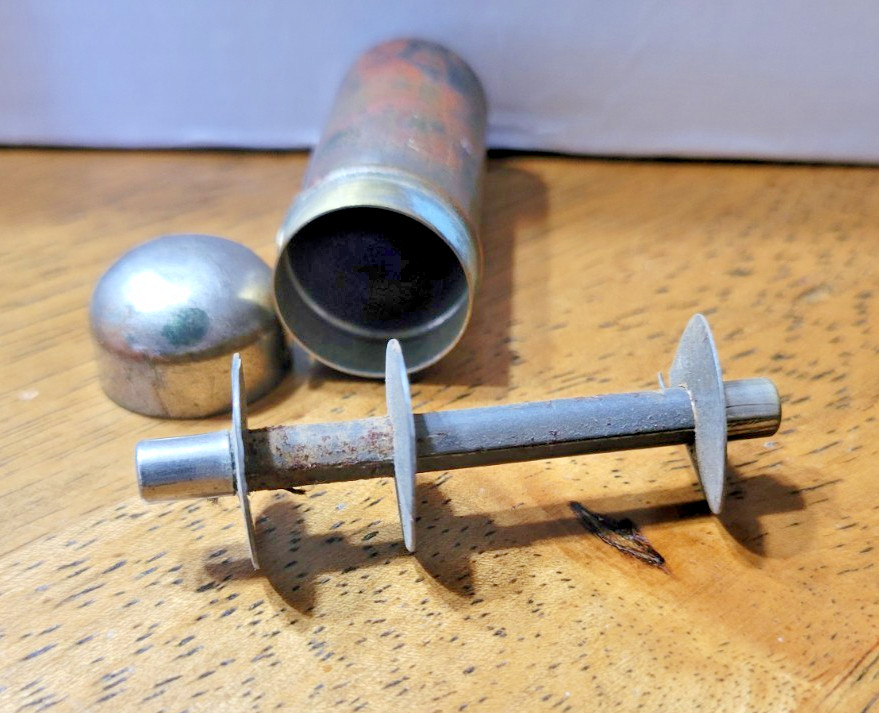 Vintage RX medicine cylinders – TUMS, Lydia Pinkham dispenser plus