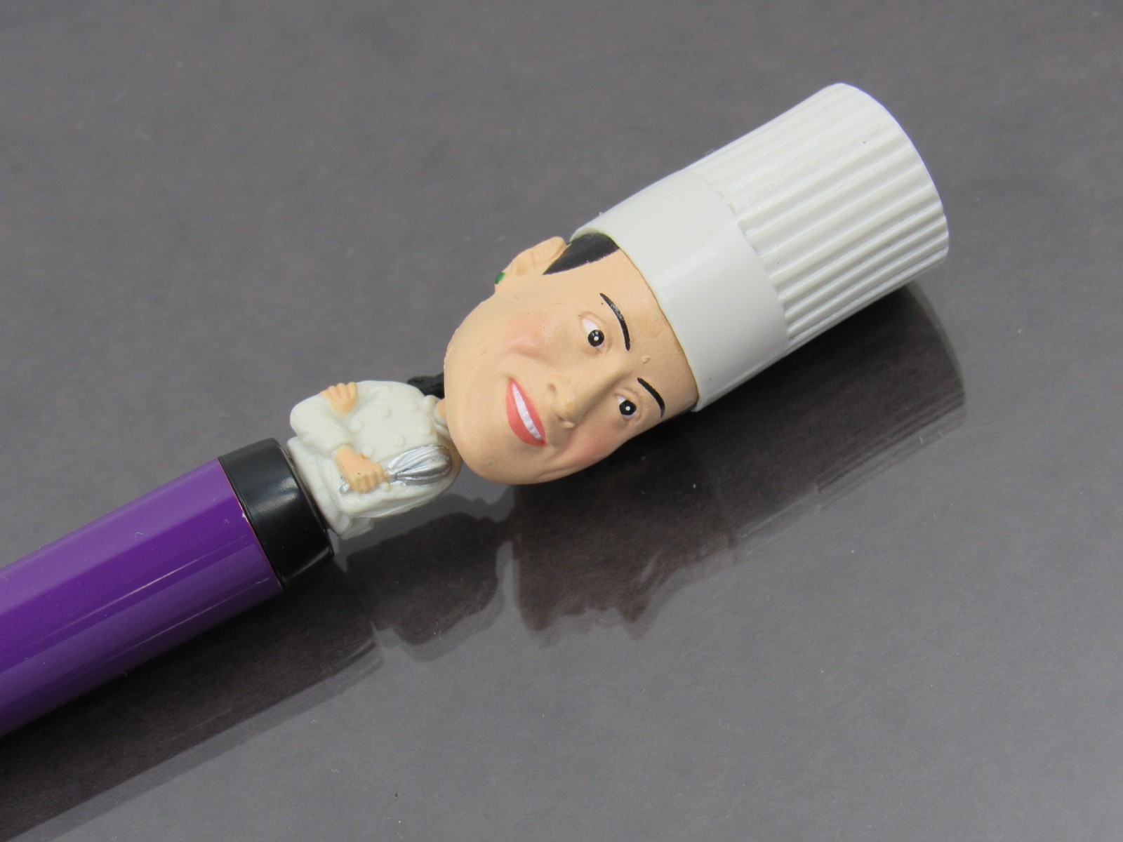 Ultracet Metal Twist PEN Drug Rep Pharmaceutical Promo Unique Chef Head Topper