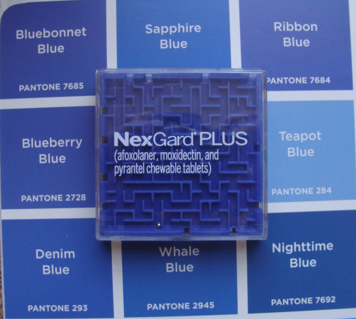 Nexgard Plus maze toy pharmaceutical promotional material – 2 5/8″