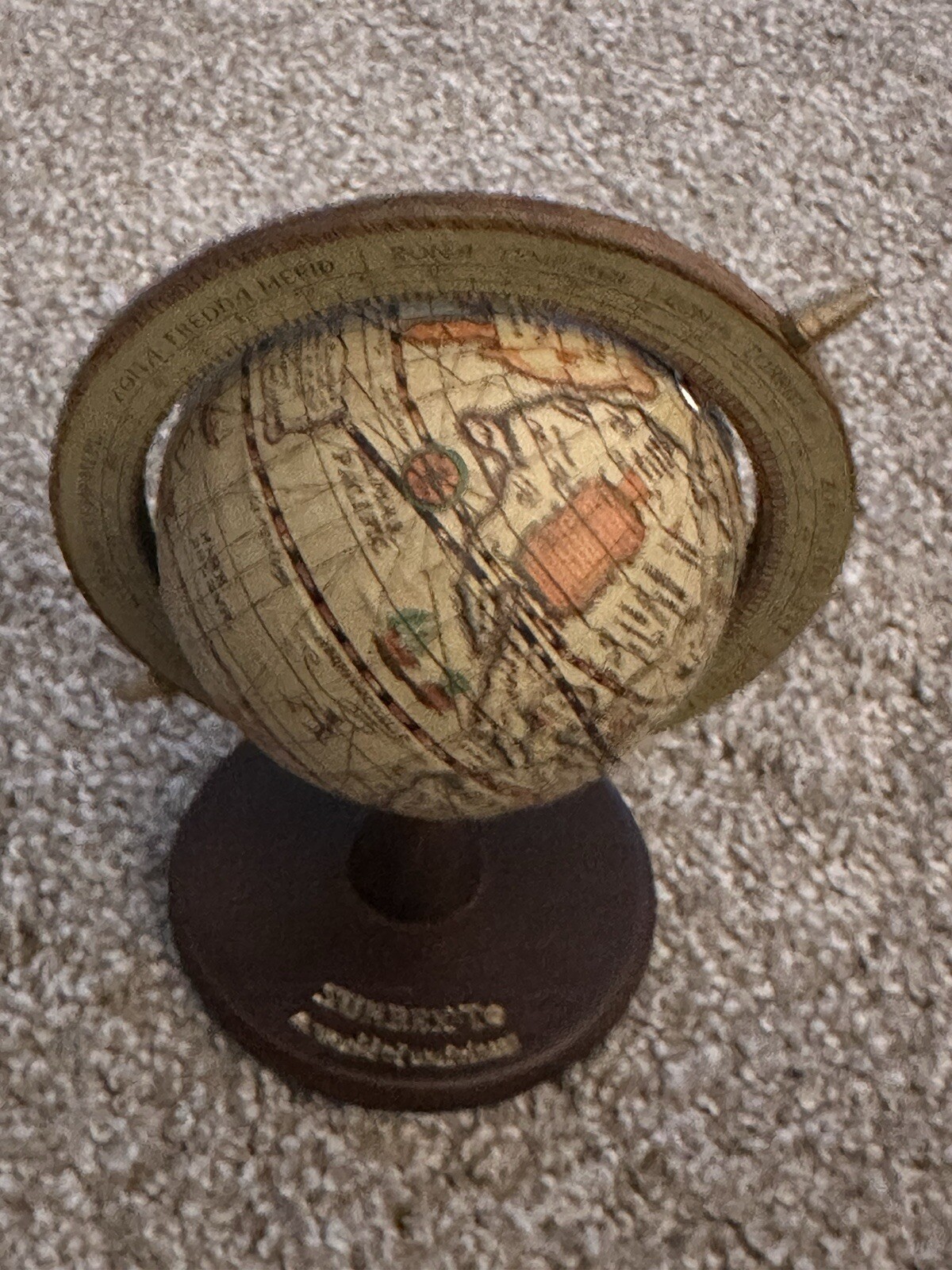 Vintage Surbex-T Pharmaceutical Rep Drug Advertising World Globe Small