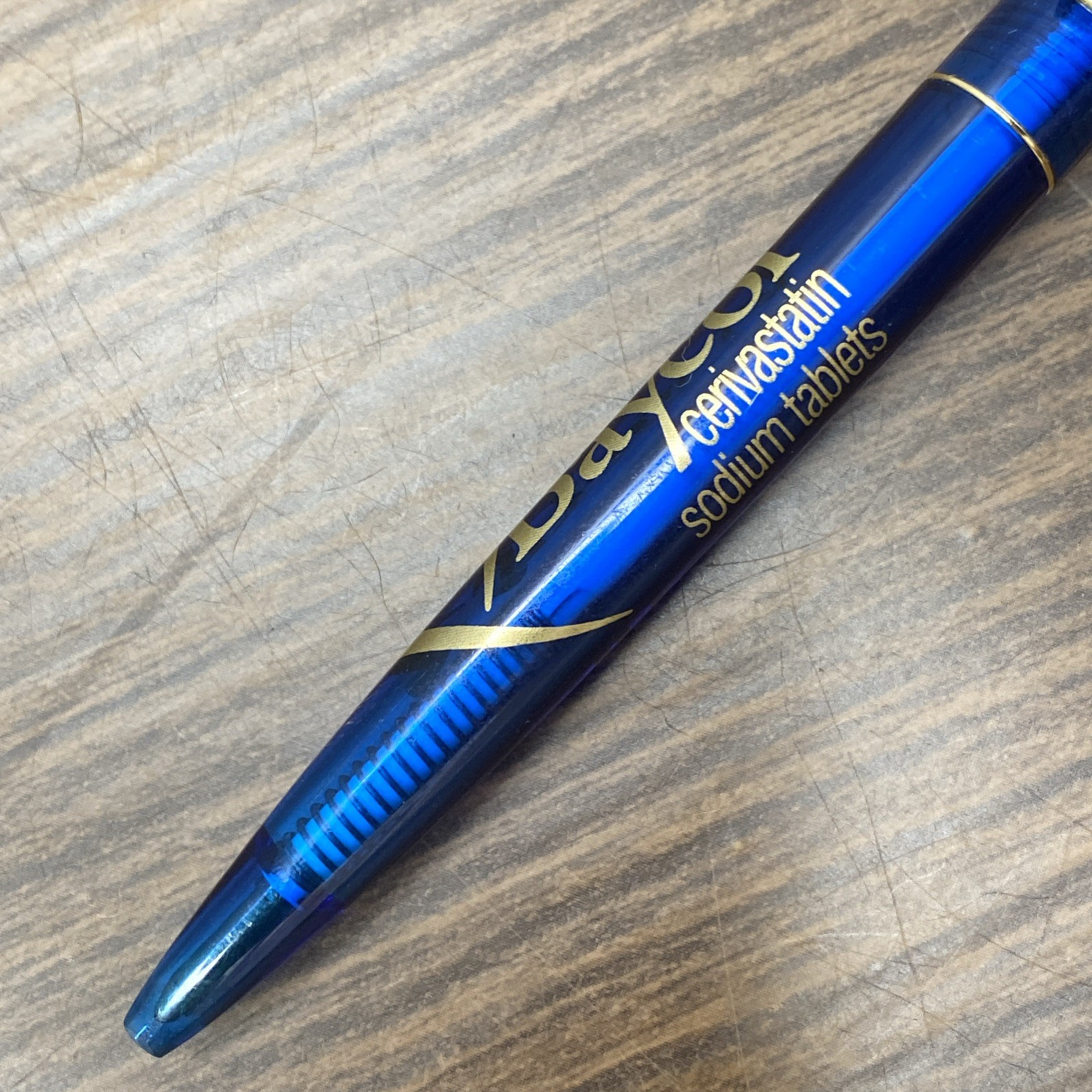 VTG Pharmaceutical Advertising Baycol Cerivanstatin BIC Clic Pen RX Rep WRITES