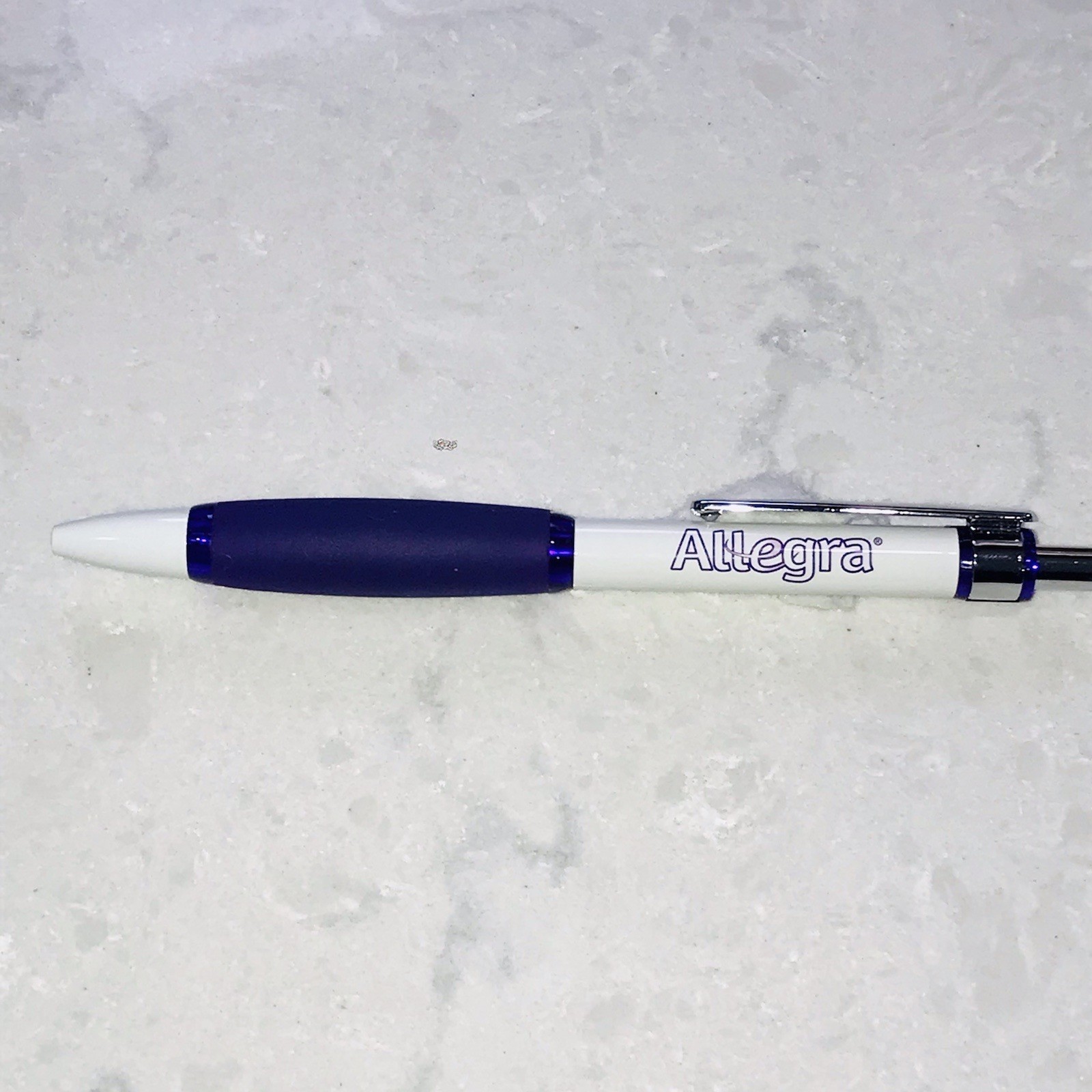 Pharmaceutical Advertising ALLEGRA Drug Rep Paper Mate Click Pen w/ Grip Writes