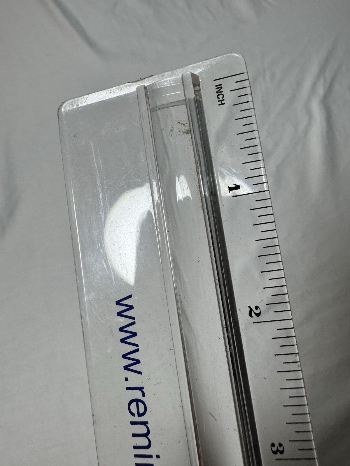 Drug Rep Pharmaceutical Reminyl Galantamine Clear Plastic Ruler Collectible
