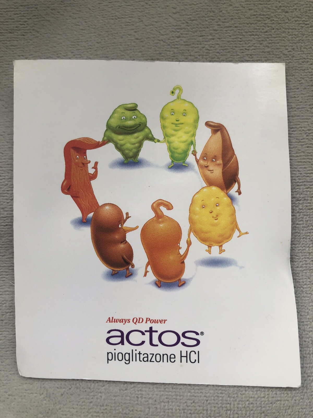 Pharmaceutical Drug Rep Actos Paperclips