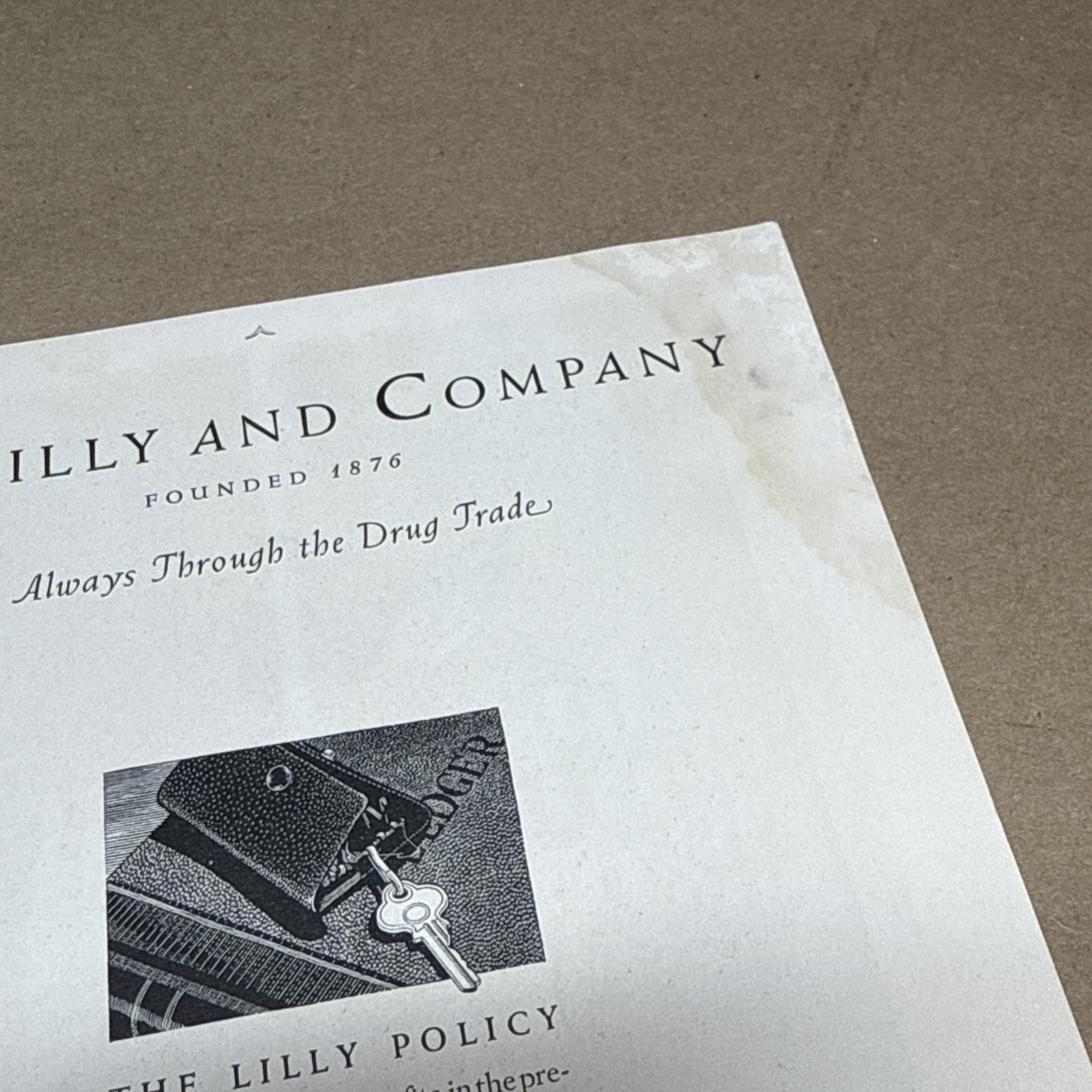 Tile And Till Magazine Eli Lilly And Company September 1935 Indianapolis Indiana