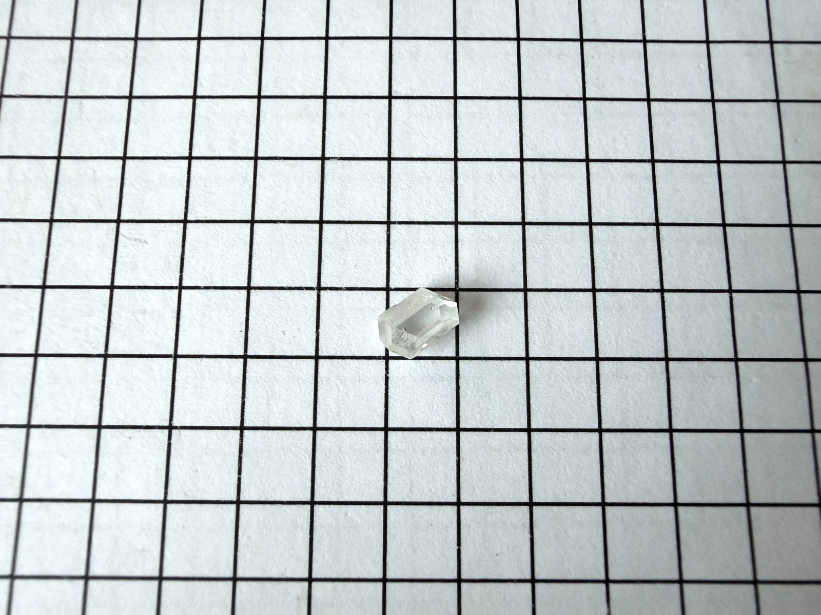Carbon colourless diamond man-made HPHT 0.165g Periodic Table Element Collection