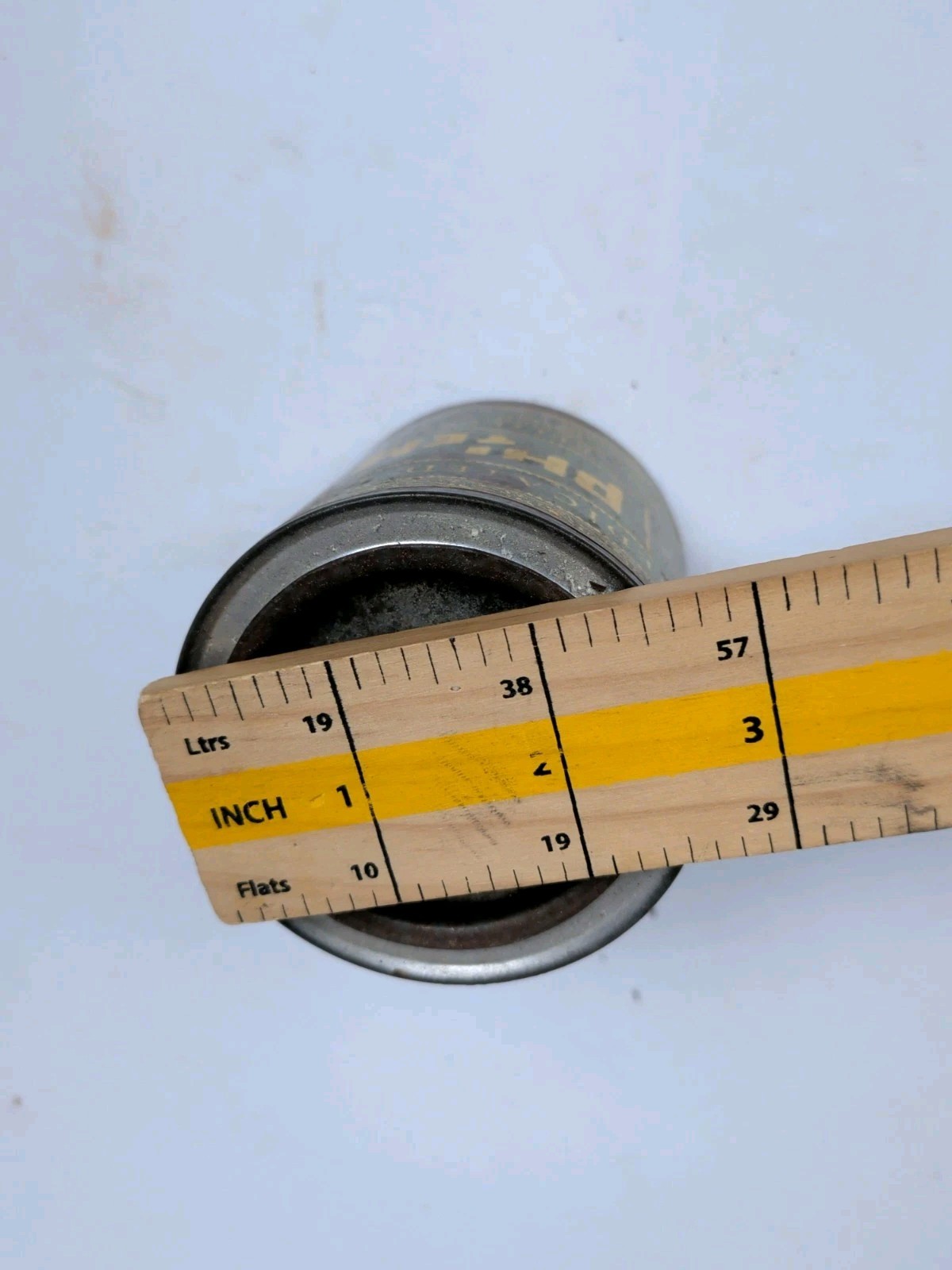 Phi-Tem Vintage Container APOTHECARY RARE tin Medical Coughs 1930s Cure USA