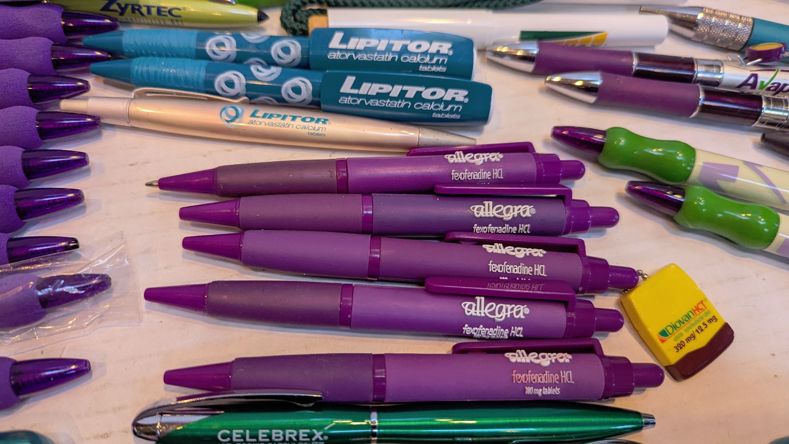 Massive Vintage Pharmaceutical Drug Rep Advertising Pen Lot Of 99 – Ambien