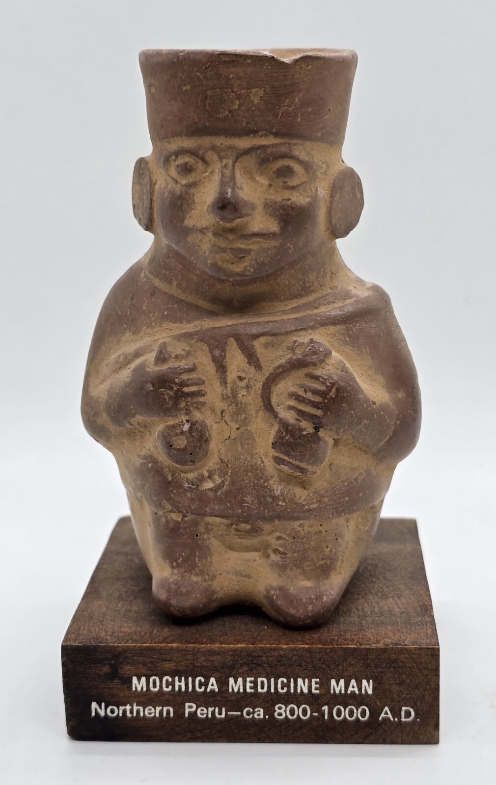 Vintage Schering Pharmaceutical Advertising Mochica Medicine Man Figure Tinactin