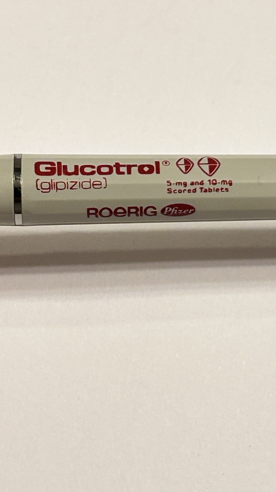 INOXCROM SPAIN Medical Drug Rep Pharmaceutical Advertising Pen Glucotrol Pfizer