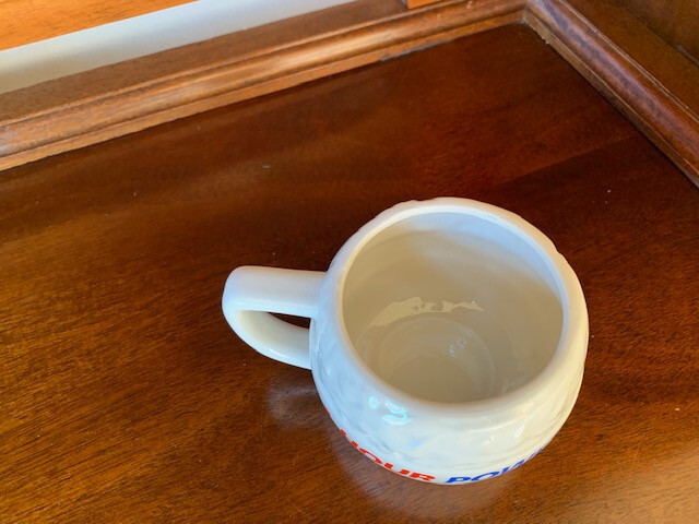Drug Rep “Globe Shaped” Isoptin-SR coffee cup. 24-Hour Power! New never used