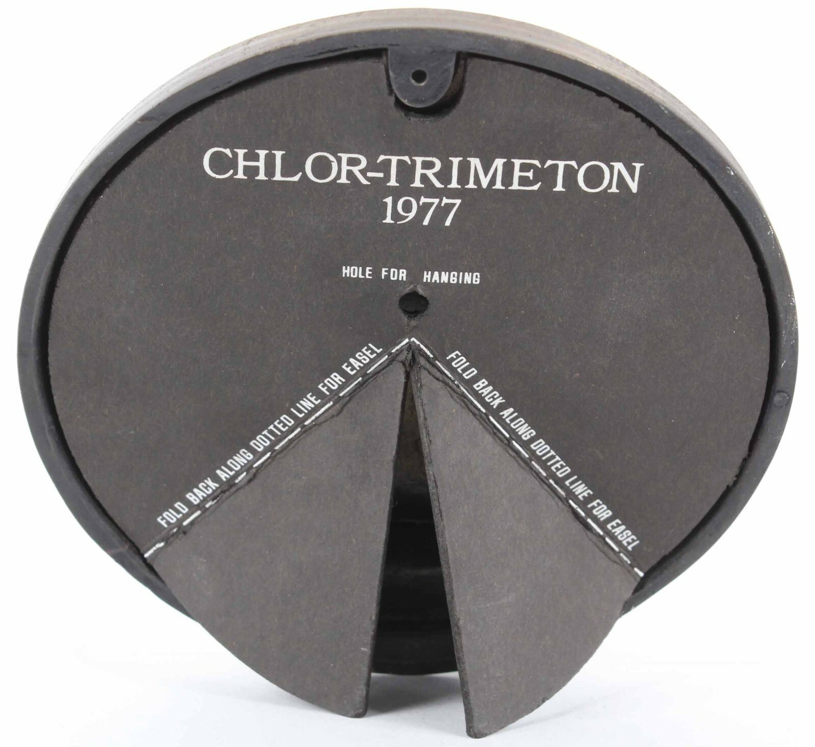 Chlor Trimetron 1977 6″ Diameter Brass RX Plaque