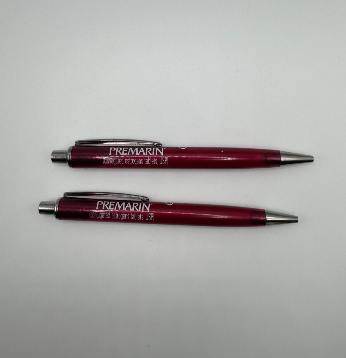 Vintage Prempro/Premarin Pharmaceutical Drug Rep Pens (2)