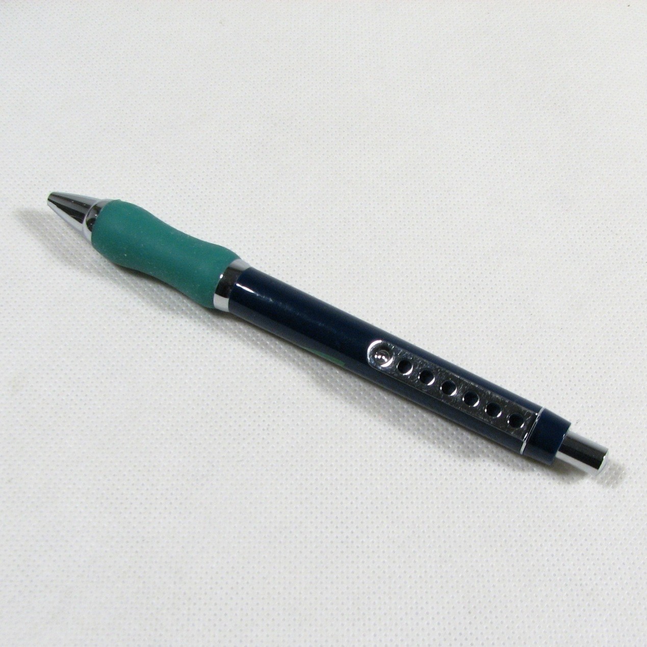 Vintage Pharmaceutical Drug Rep Pen Androgel Ball Point Metal Soft Grip Works