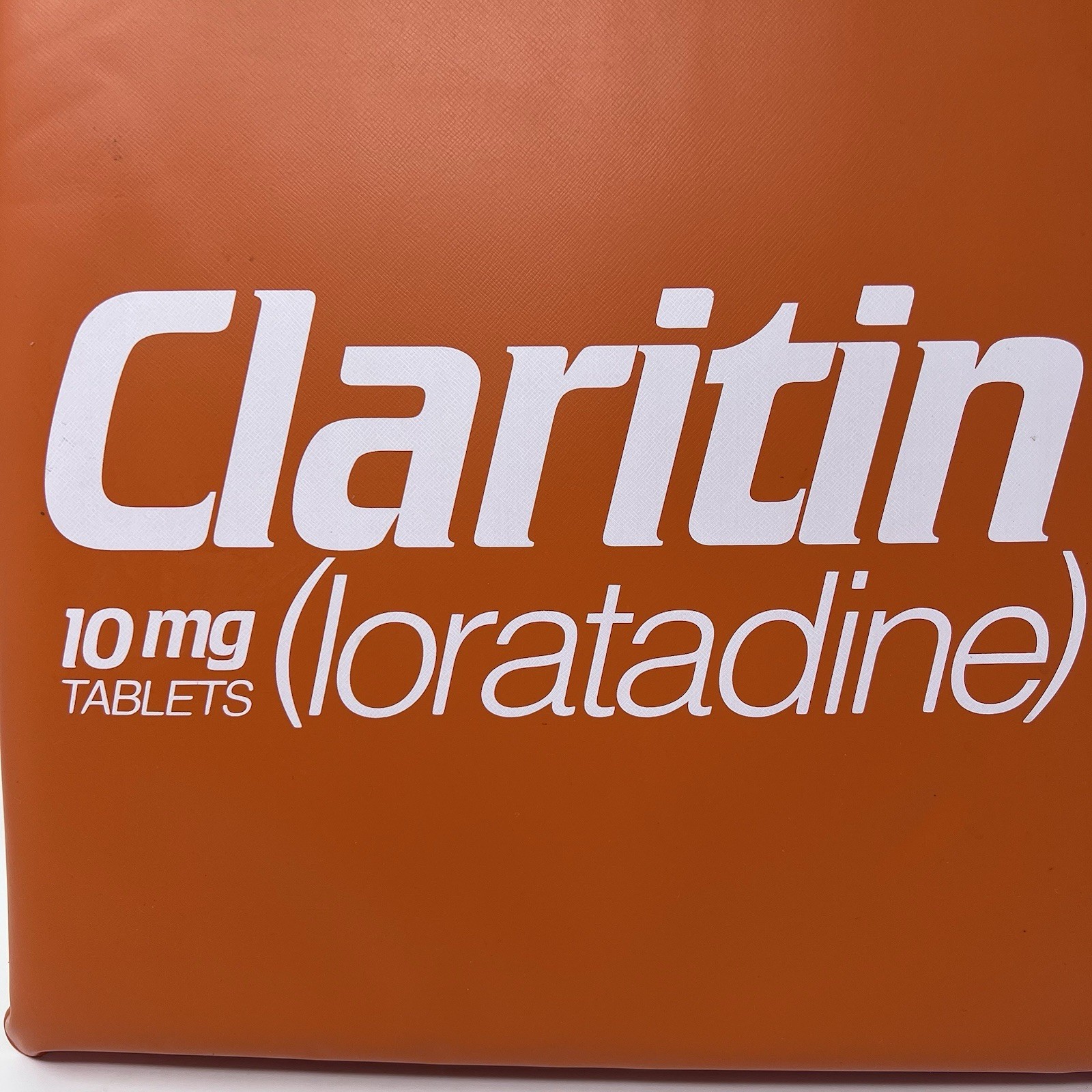 2 Claritin Plastic Stadium Cushions Advertising Promotional