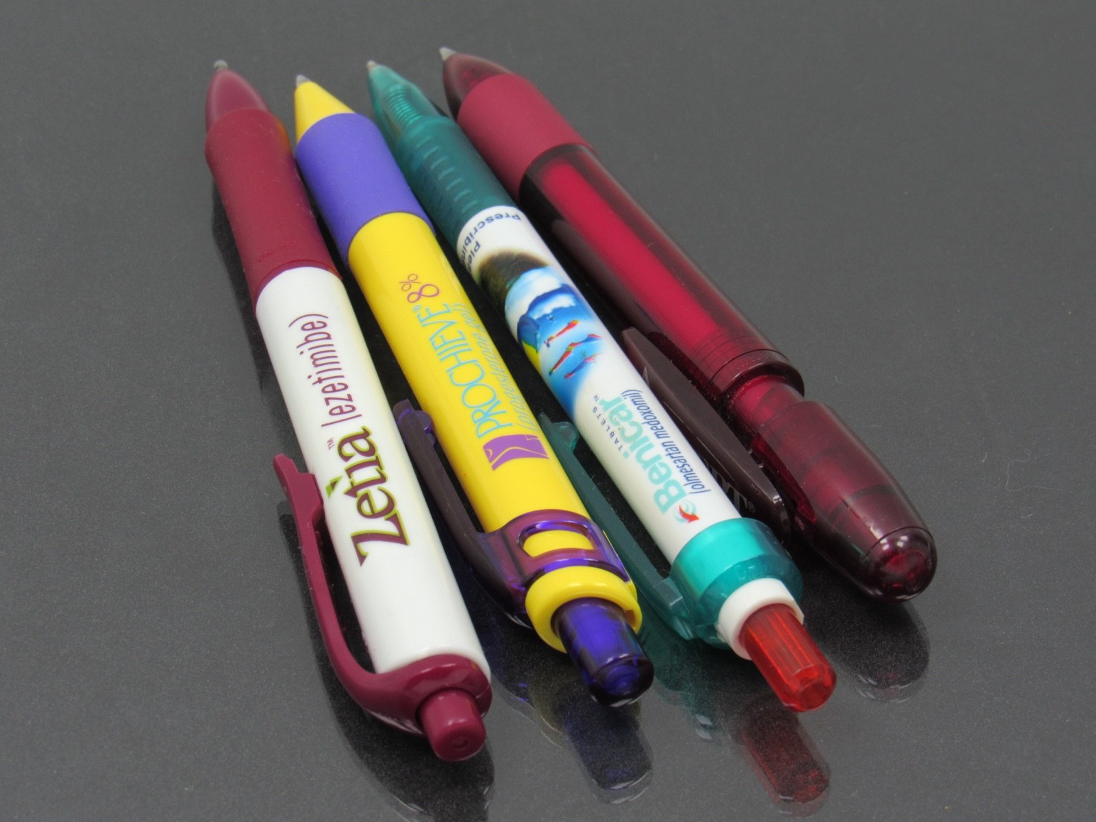 Aricept Benicar Prochieve Zetia PENS Drug Rep Pharmaceutical Advertising Lot x 4