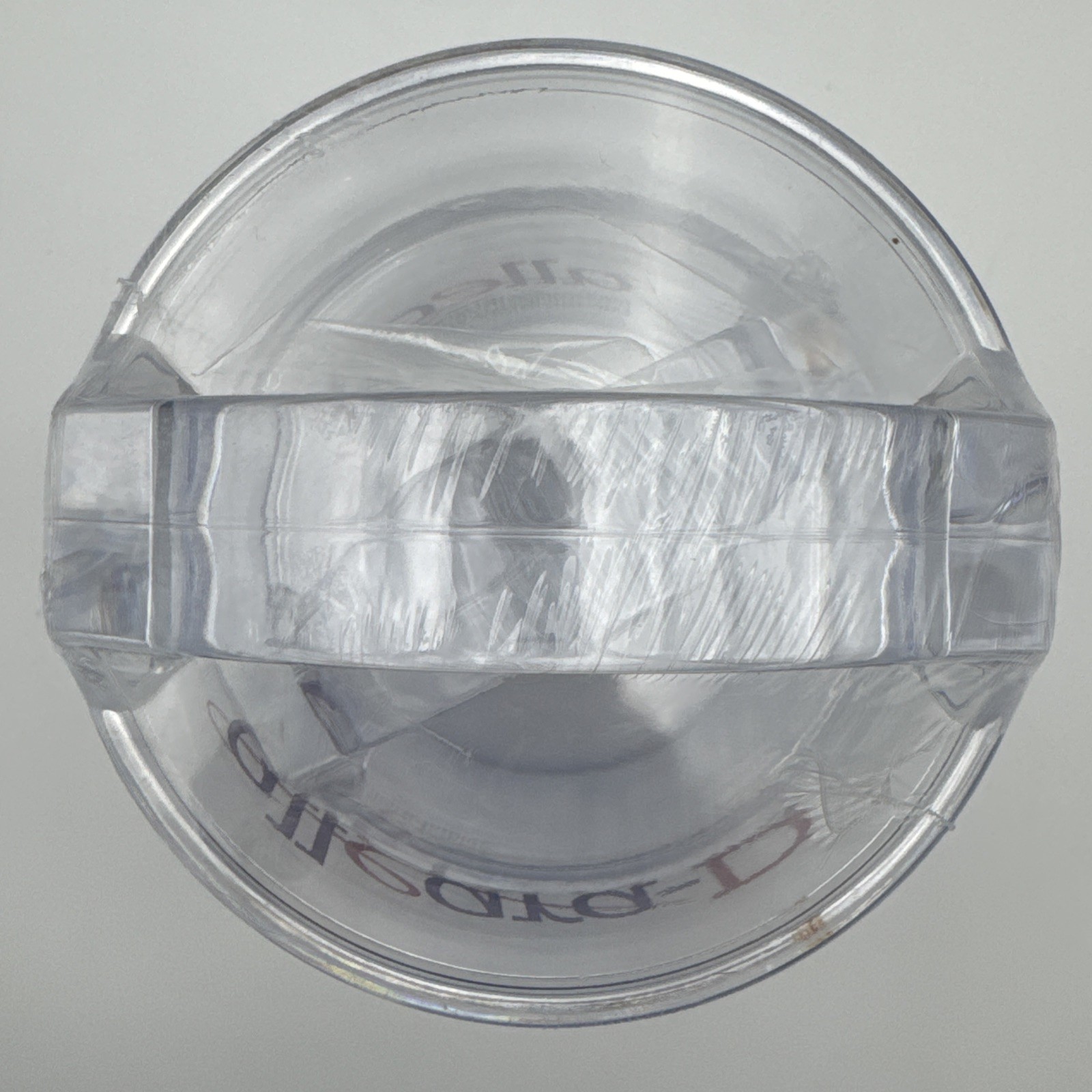 DRUG REP RARE ALLEGRA-D CLEAR PLASTIC/ACRYLIC CANISTER Set of 5 Pharmaceutical